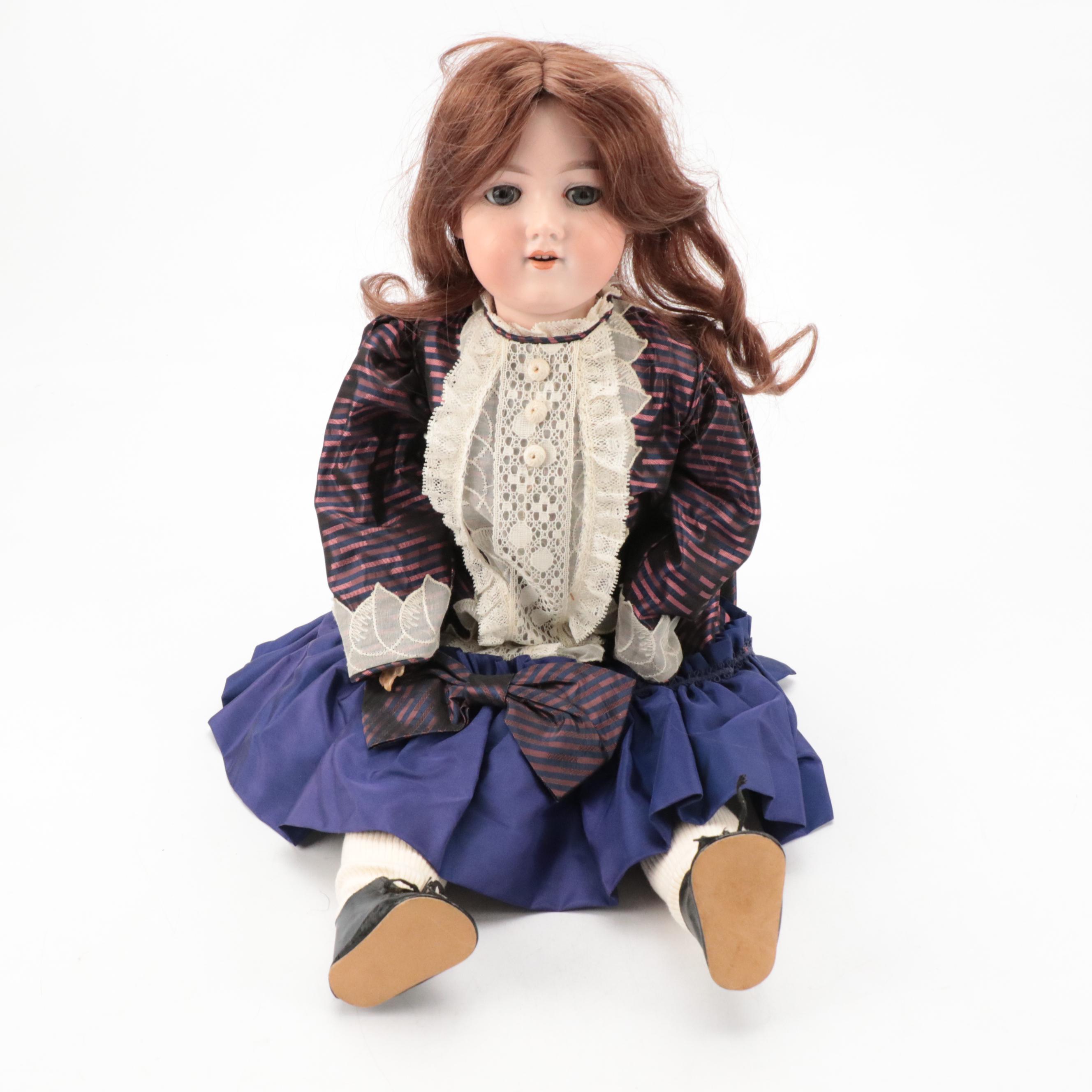 Max Handwerck 286 "Bebe Elite" Character with Armand Marseille 390 Child Dolls