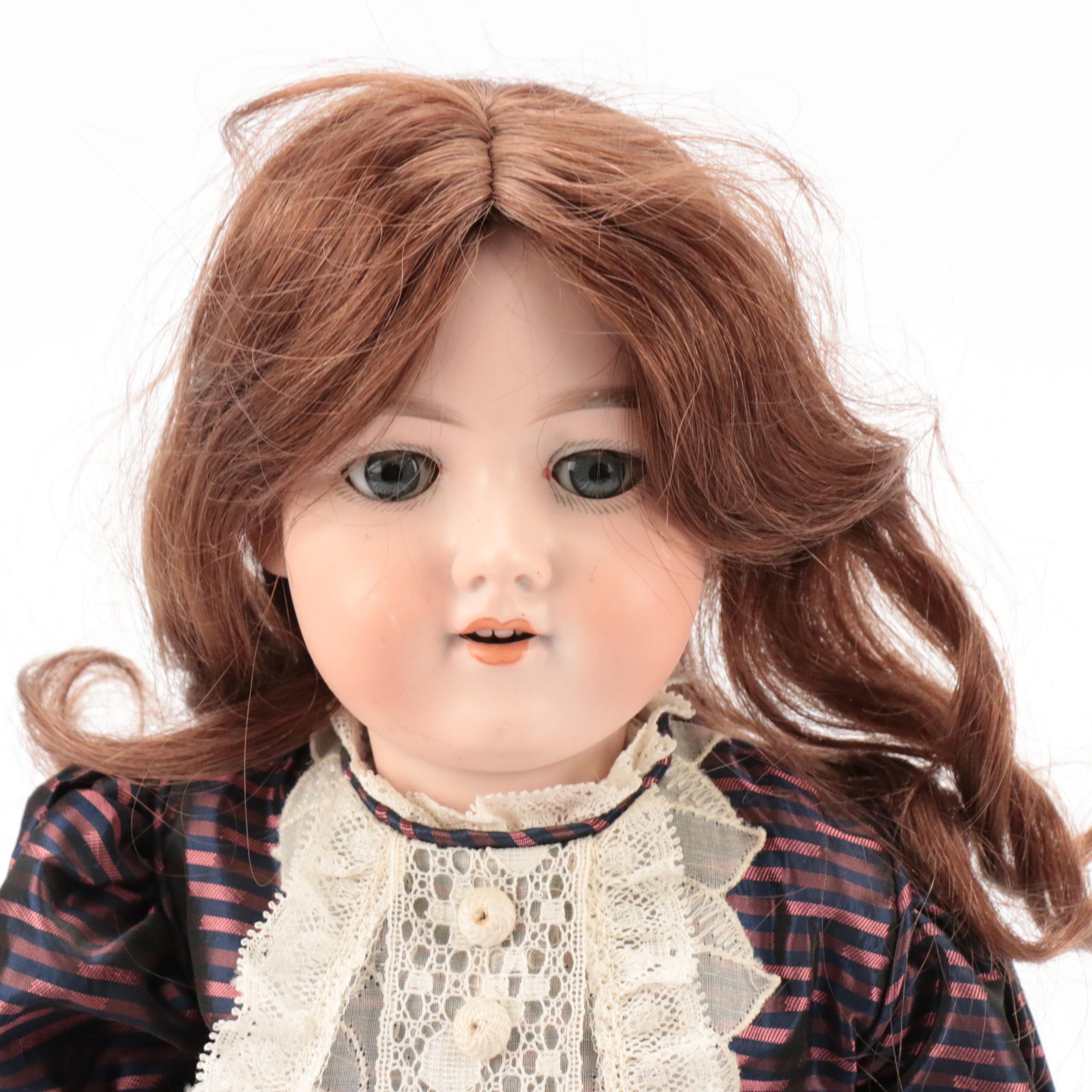 Max Handwerck 286 "Bebe Elite" Character with Armand Marseille 390 Child Dolls