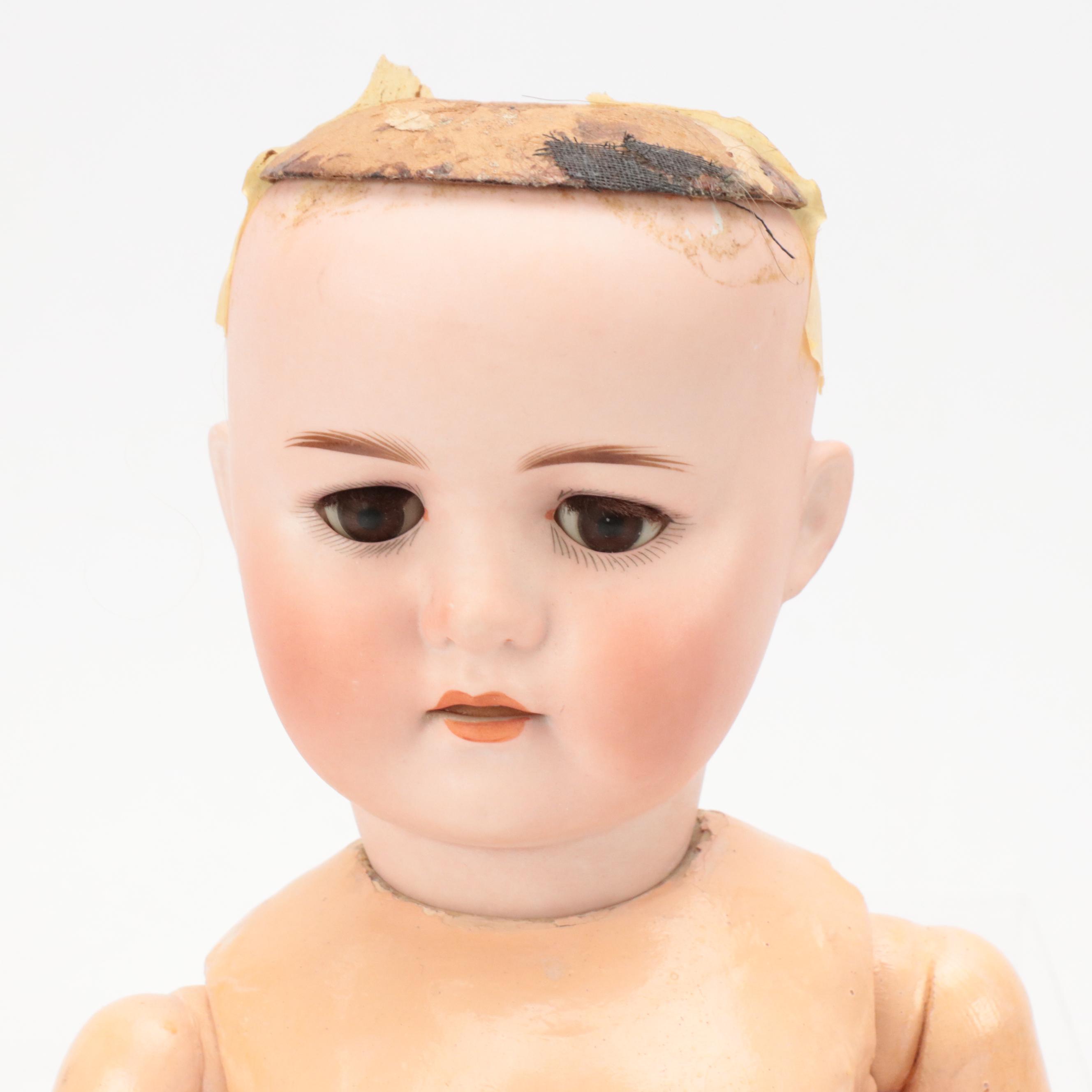 Max Handwerck 286 "Bebe Elite" Character with Armand Marseille 390 Child Dolls