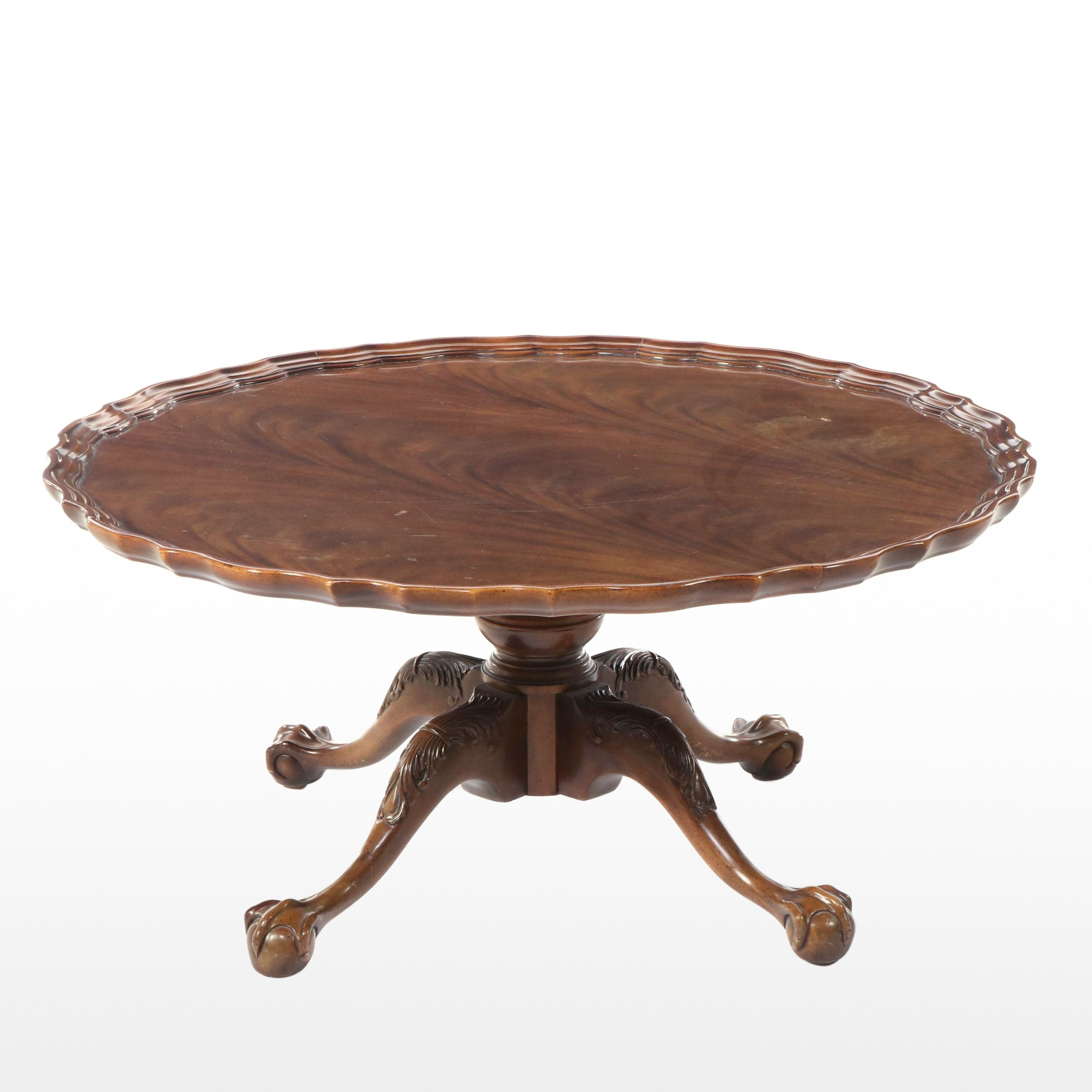 Henredon Chippendale Style Mahogany Coffee Table