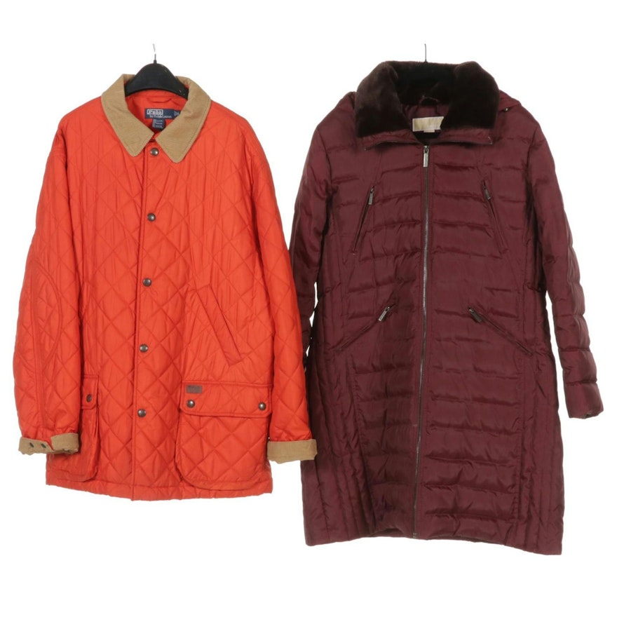 Michael Kors Down Coat and Polo by Ralph Lauren Quilted Jacket