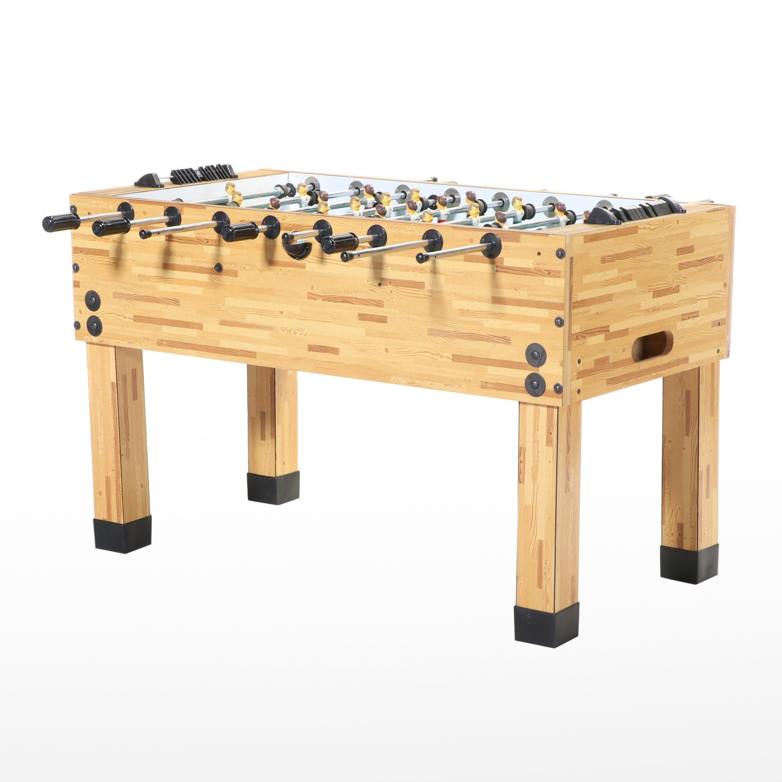 Pine-Grained Laminate Foosball Table