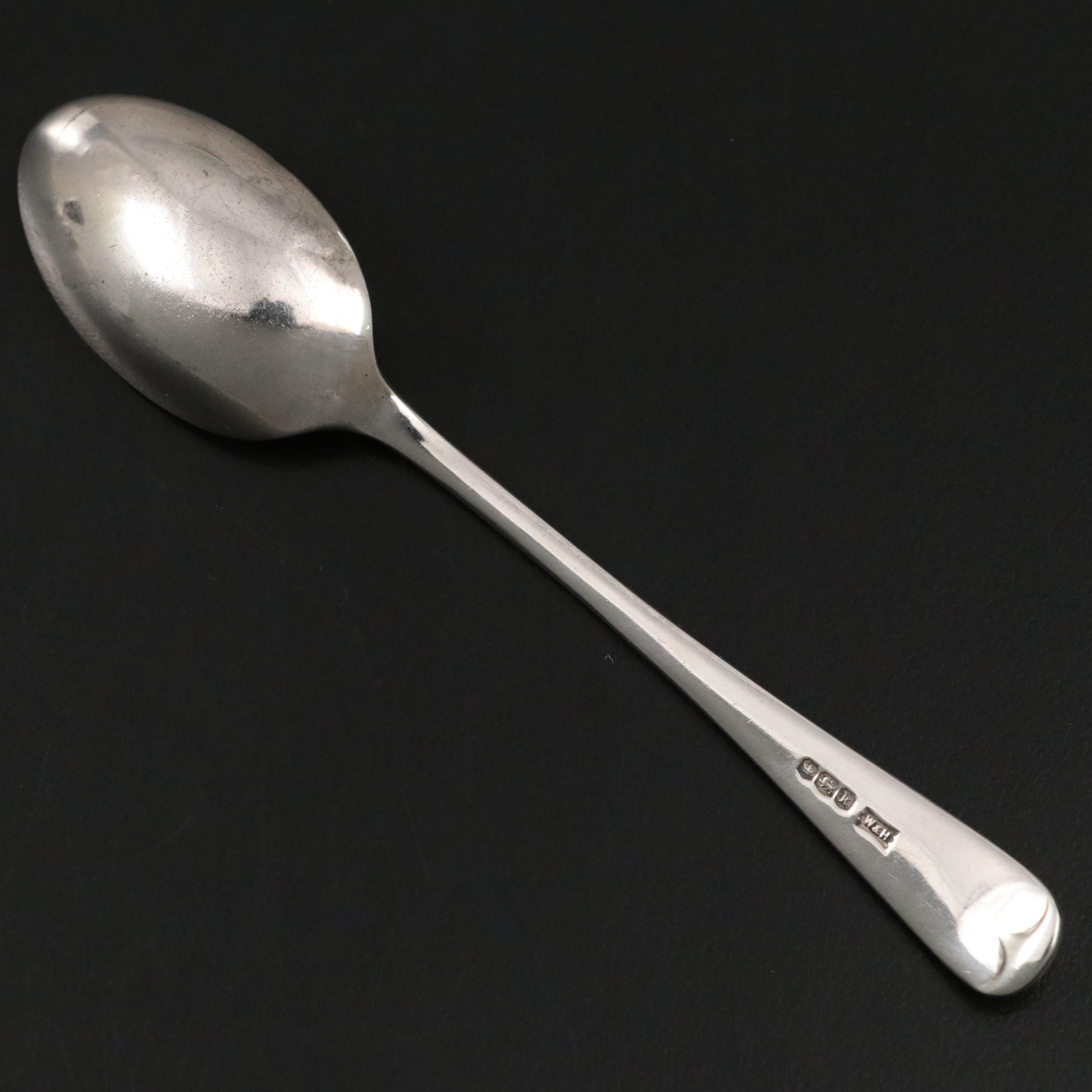 English Walker & Hall Sterling Silver Egg Cup, Napkin Ring, and Spoon, 1927–1928