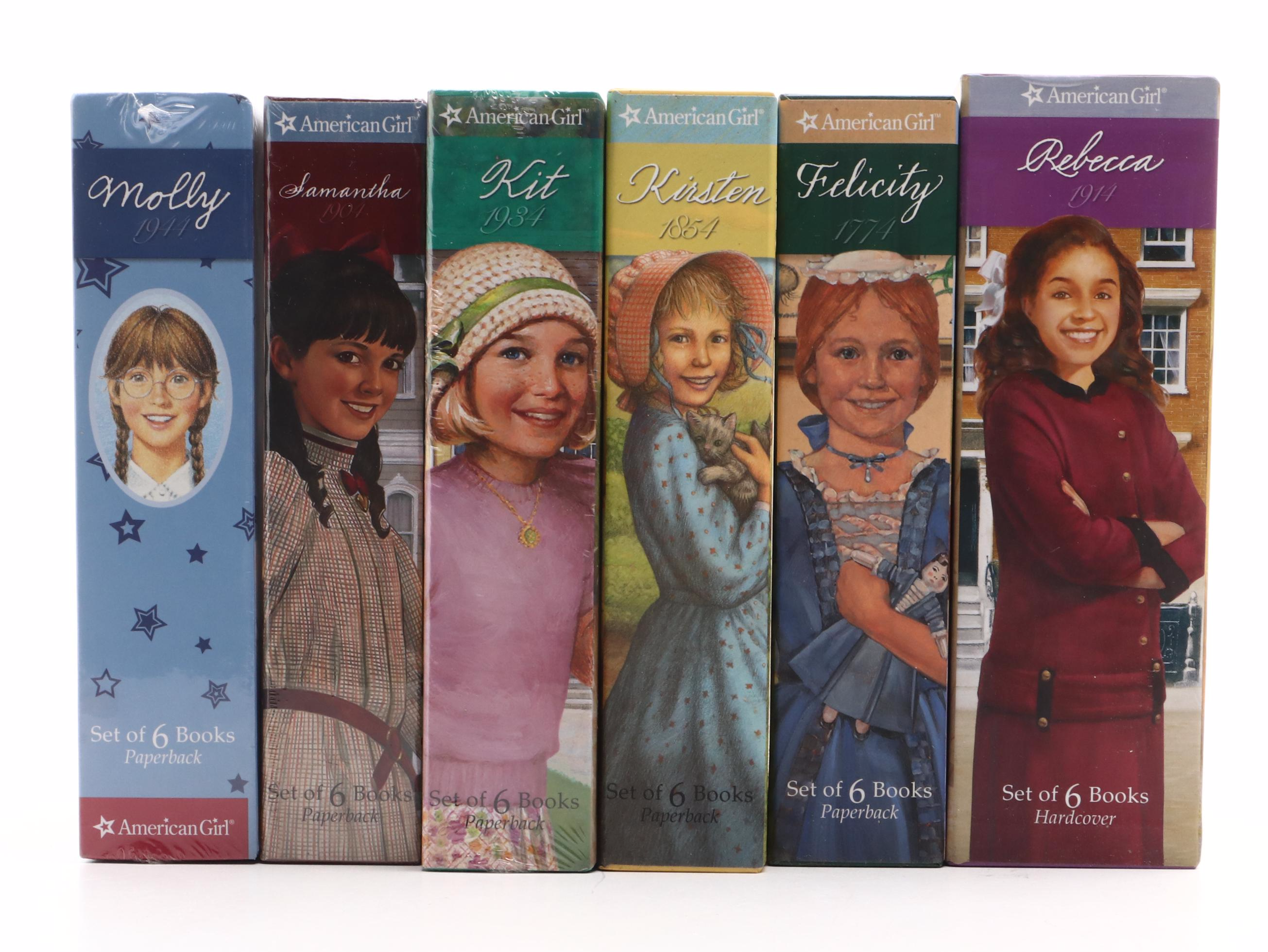 "American Girl" Book Box Sets Including Rebecca, Felicity, and Kirsten