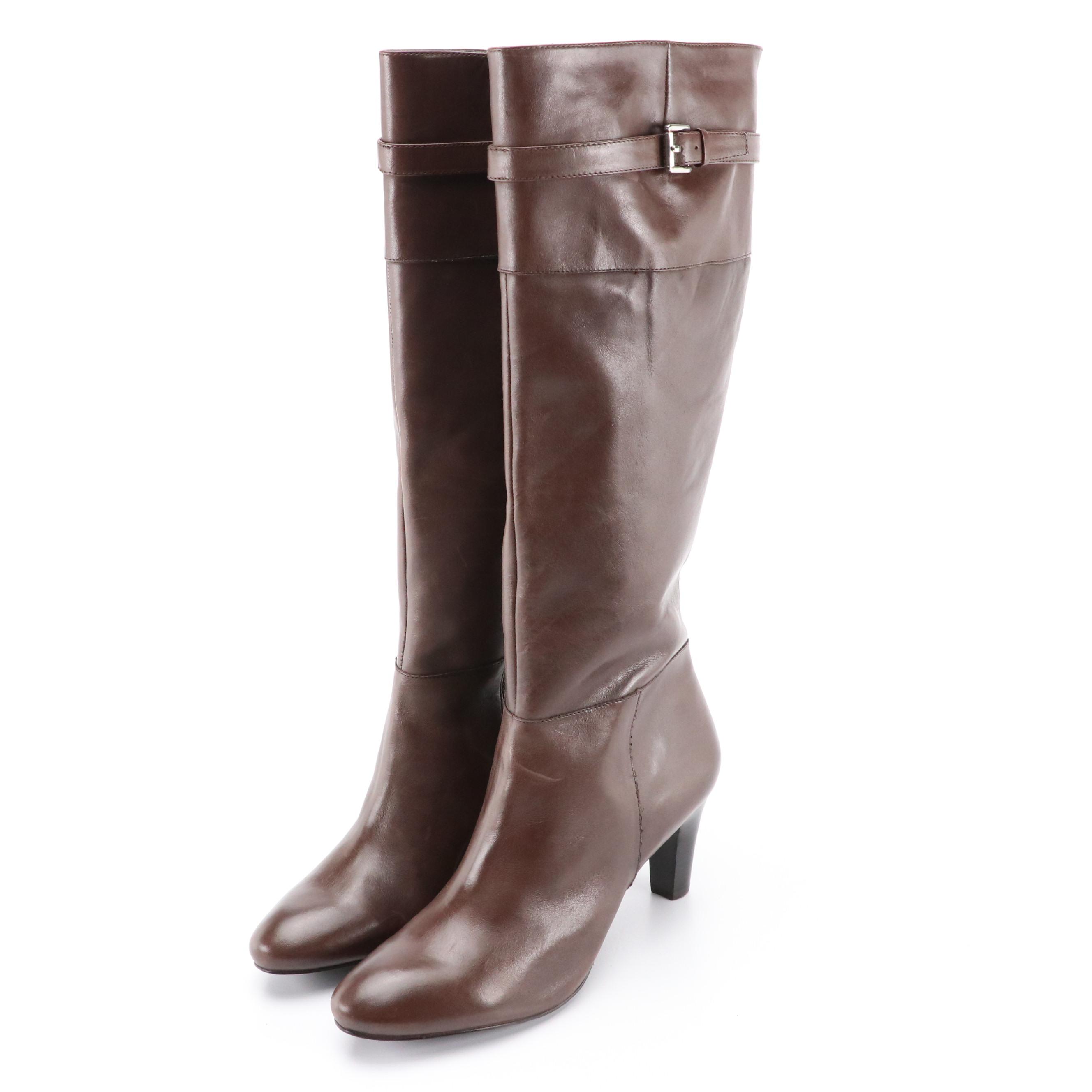 Sperry Leather Loafers, Ralph Lauren Wedge Flip-Flops and Brown Leather Boots