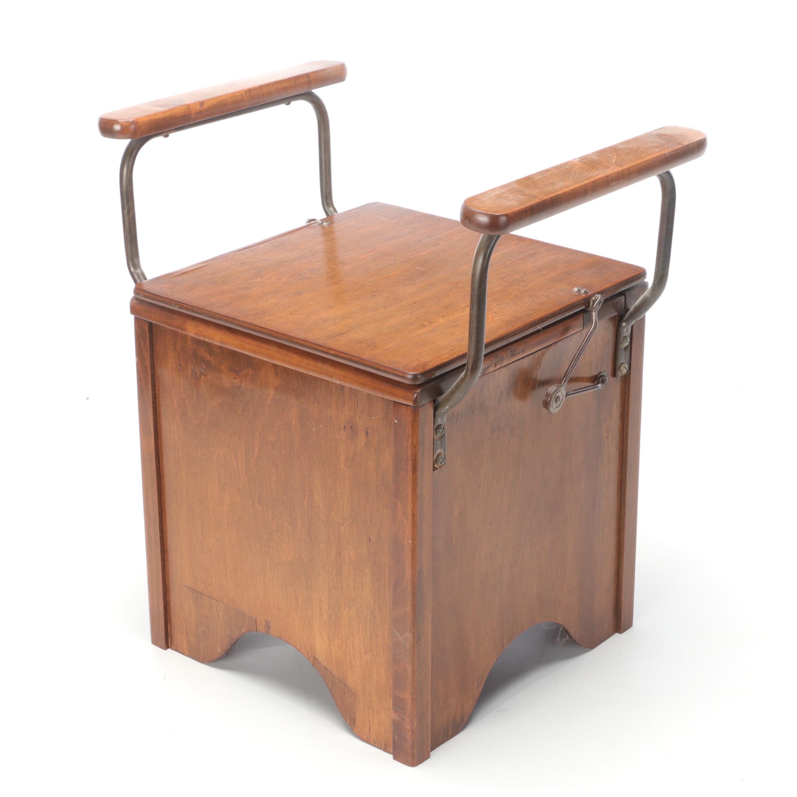 Wooden Potty Chair, 20th Century