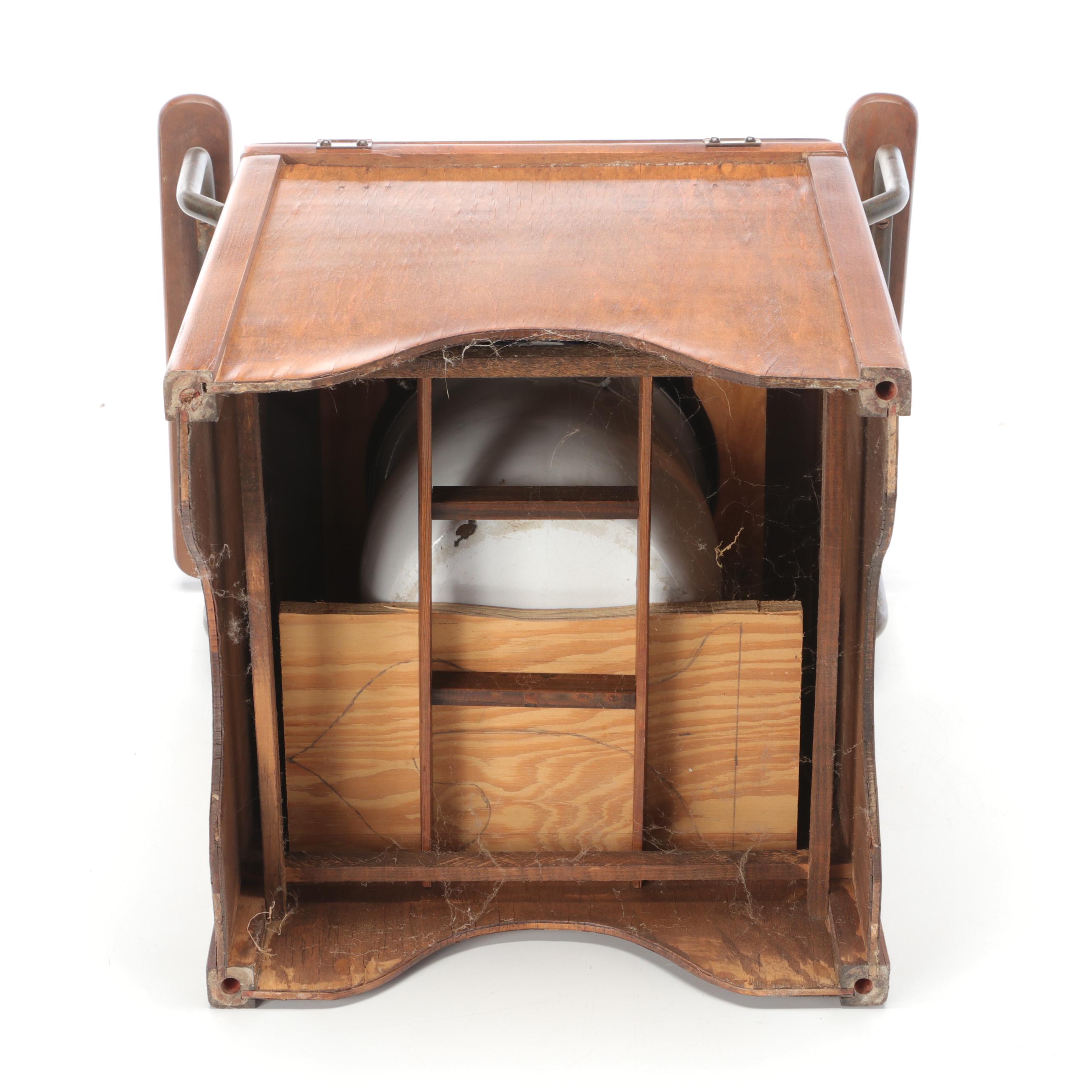 Wooden Potty Chair, 20th Century
