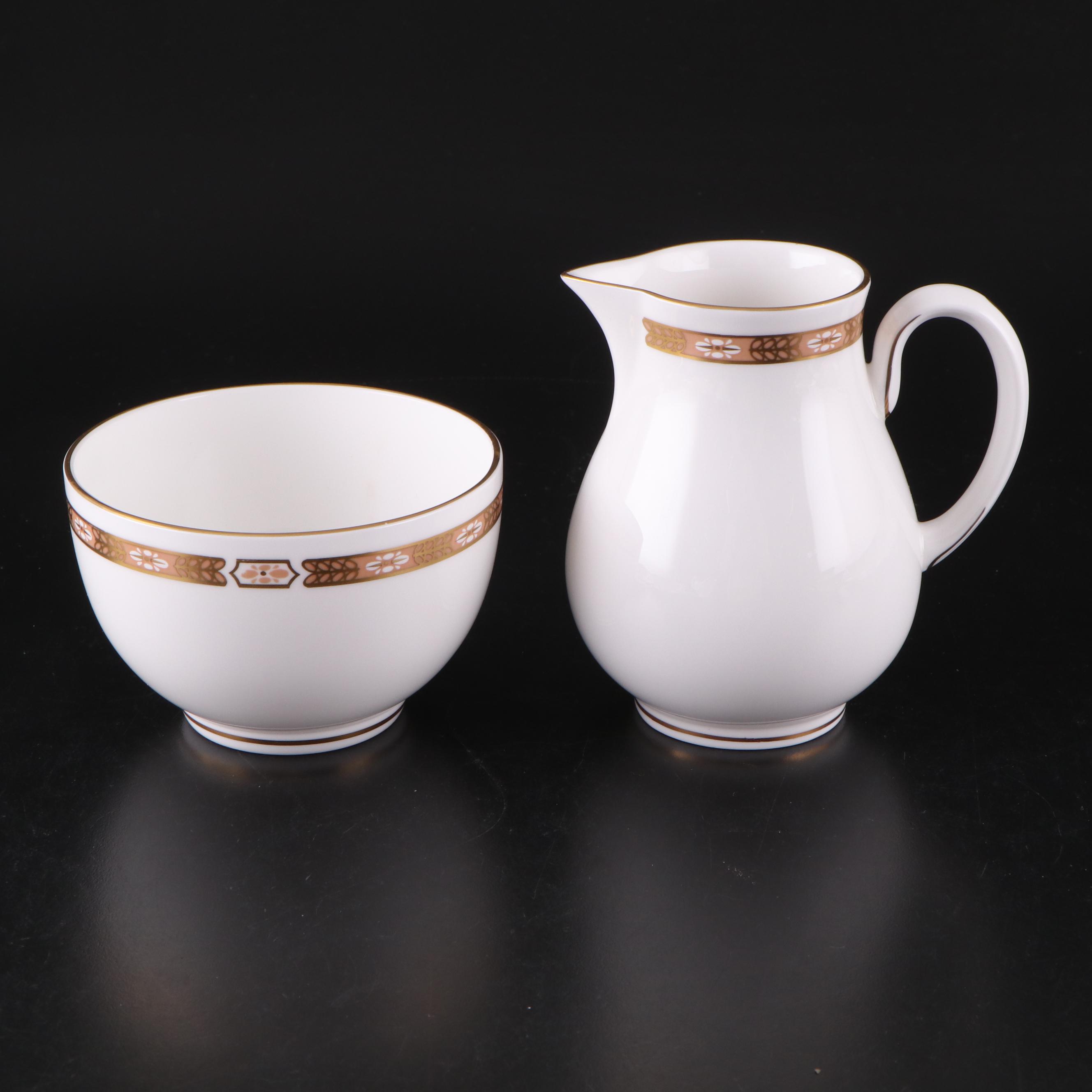 Royal Worcester "Grosvenor Pink" Bone China Dinnerware and Serving Pieces