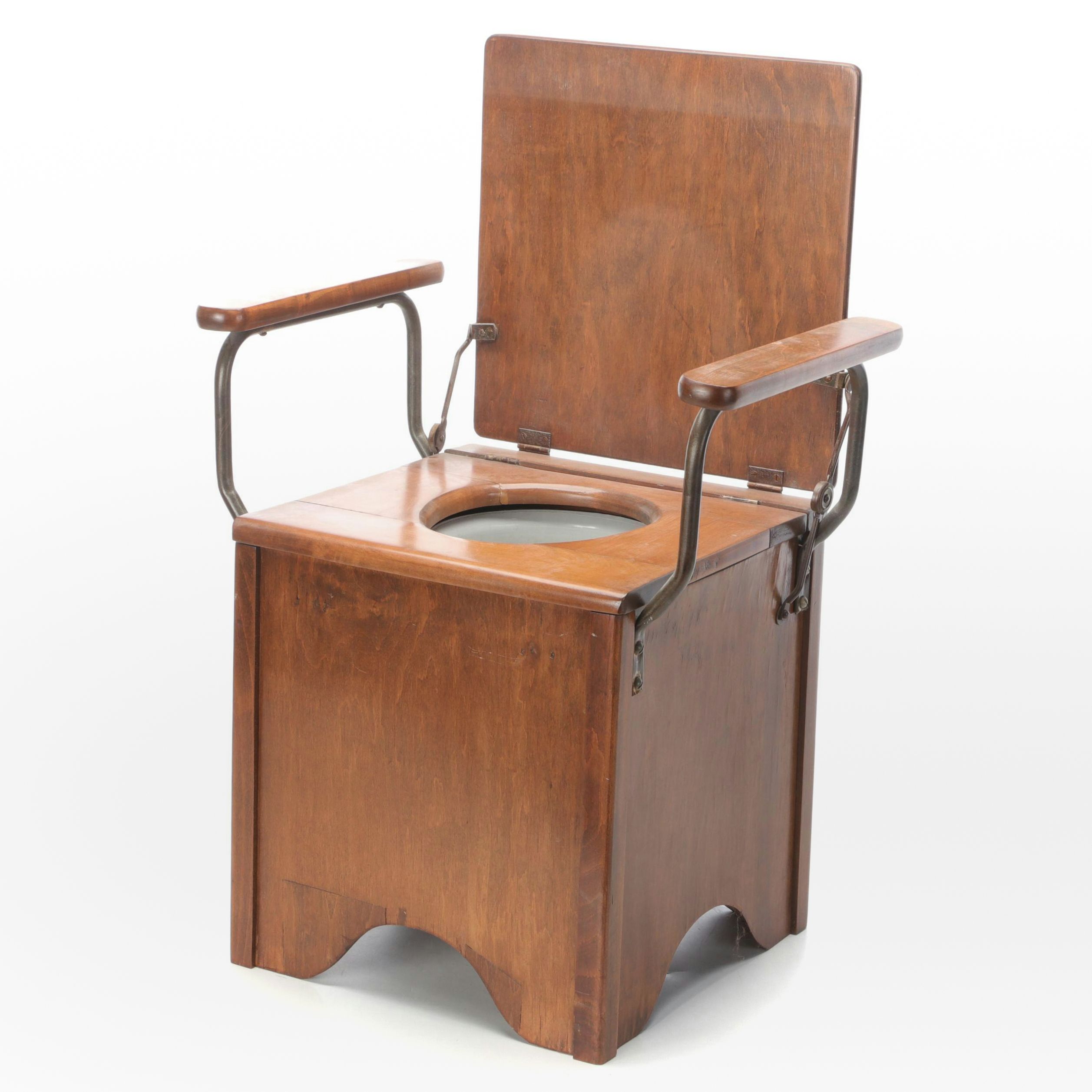 Wooden Potty Chair, 20th Century