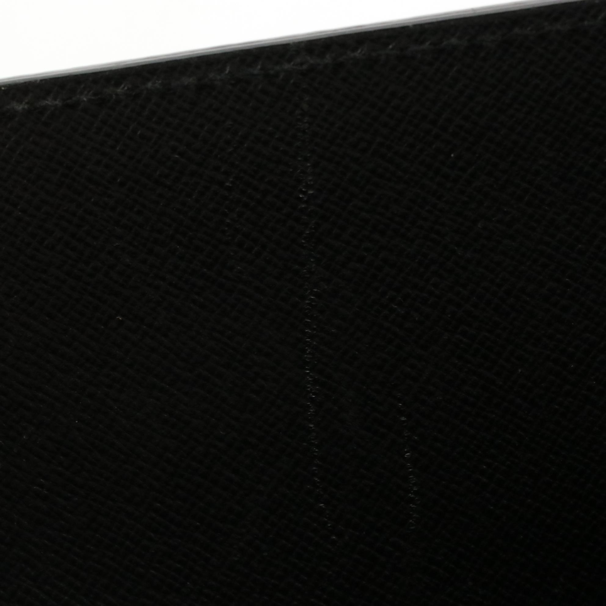 Louis Vuitton Serviette Kourad Briefcase in Black Taiga Leather