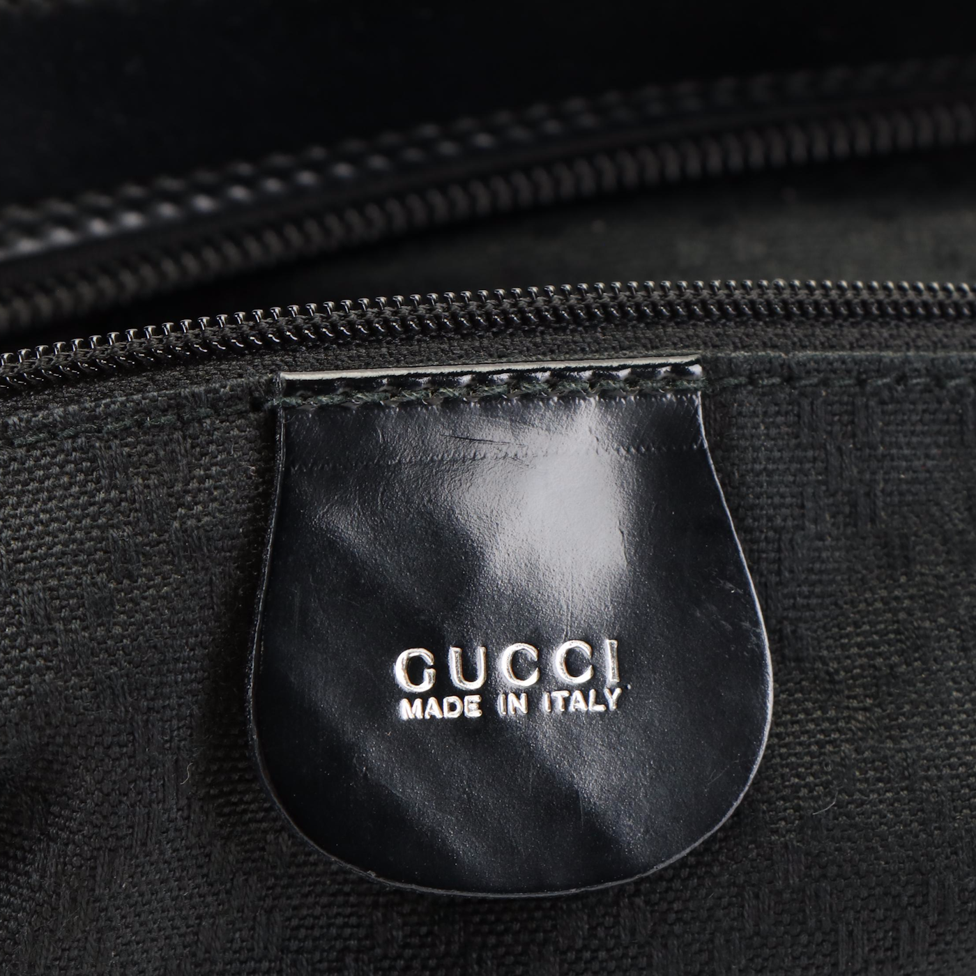 Gucci Black Nylon Bamboo Handle Shoulder Bag | EBTH