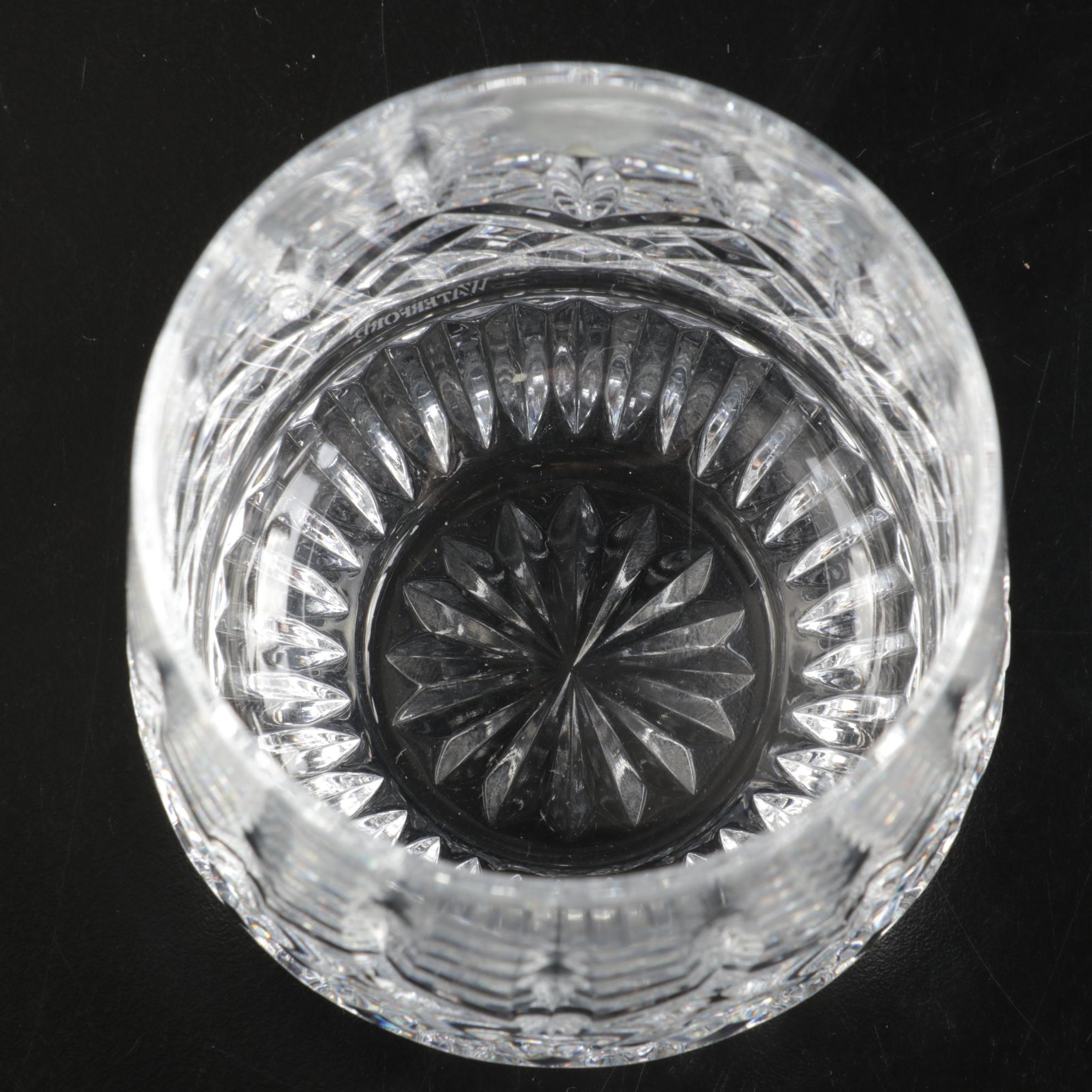 Waterford "Lismore" Crystal Roly Poly Old Fashioned Glasses, Set of Seven