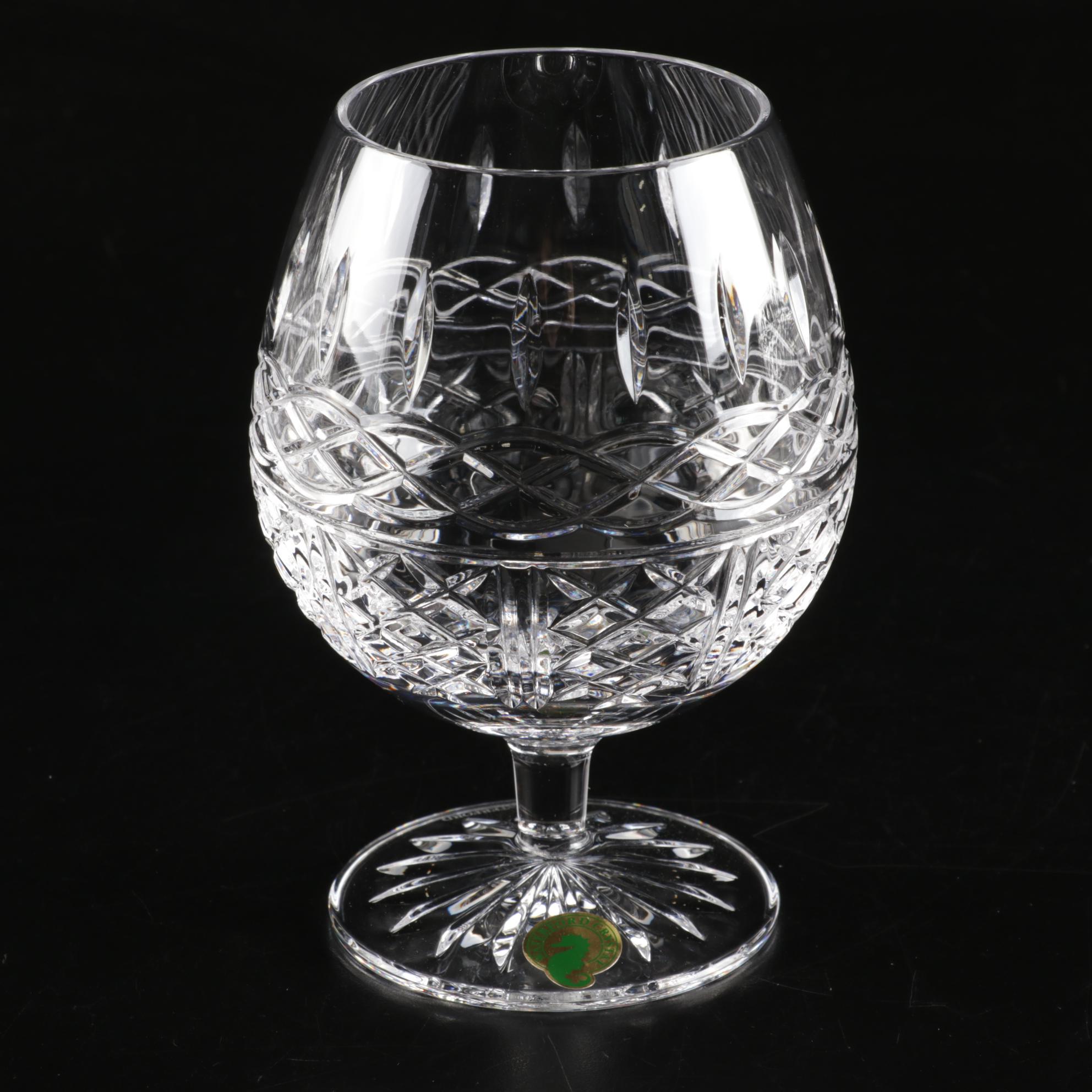Waterford "Book of Kells" Crystal Brandy Snifters, Set of Six, 2007-2023