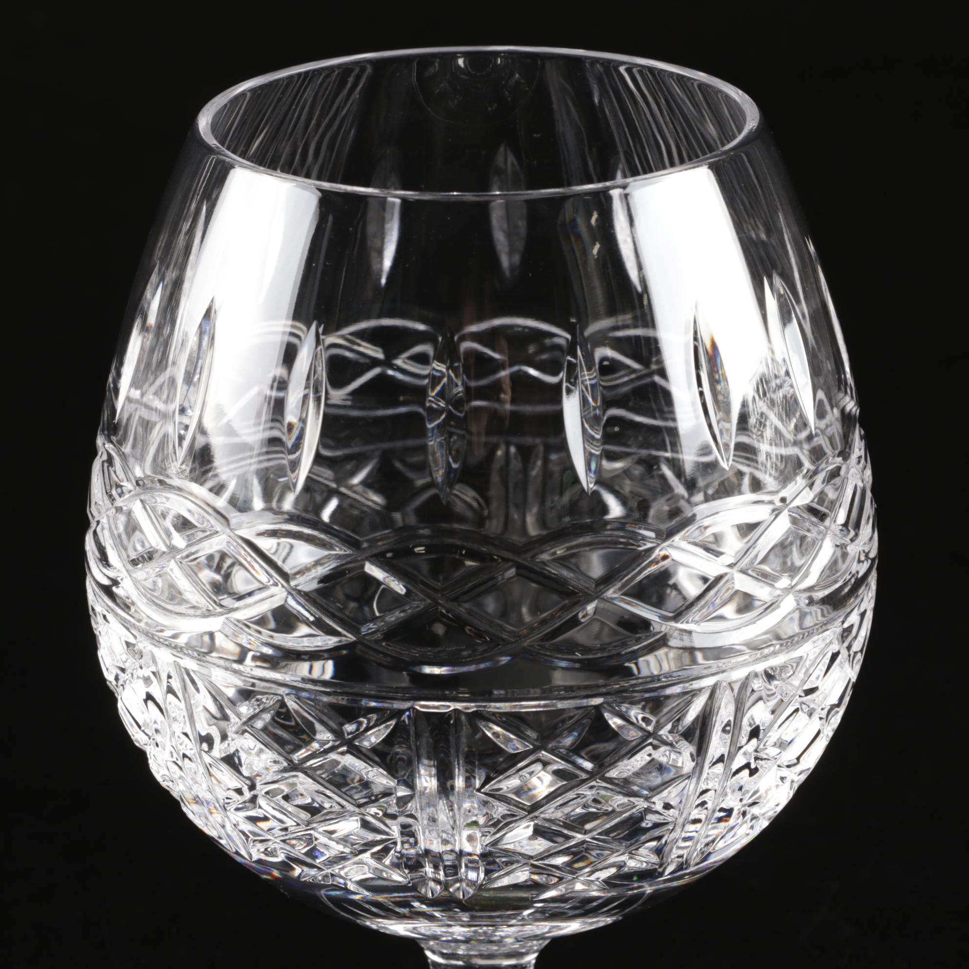 Waterford "Book of Kells" Crystal Brandy Snifters, Set of Six, 2007-2023