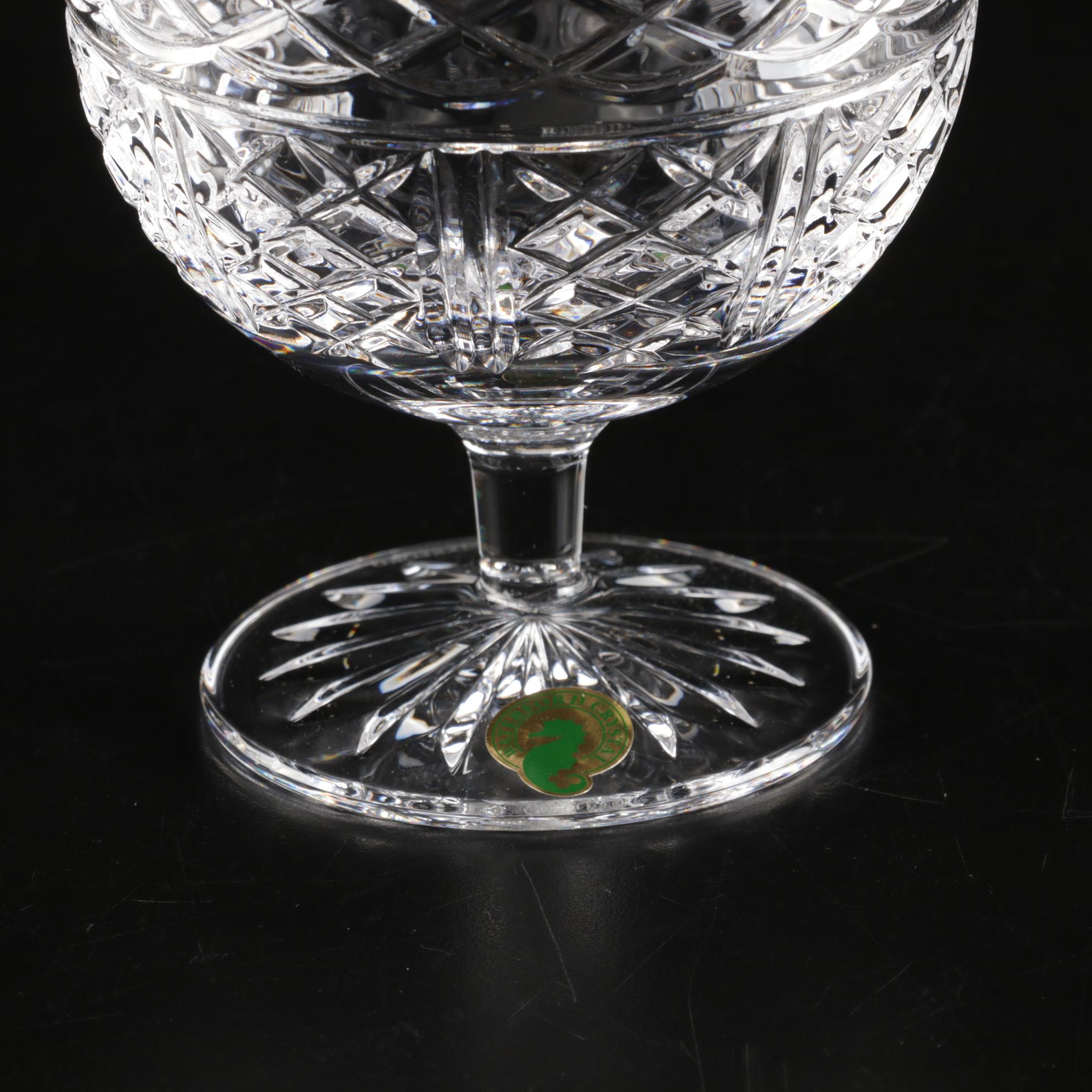 Waterford "Book of Kells" Crystal Brandy Snifters, Set of Six, 2007-2023