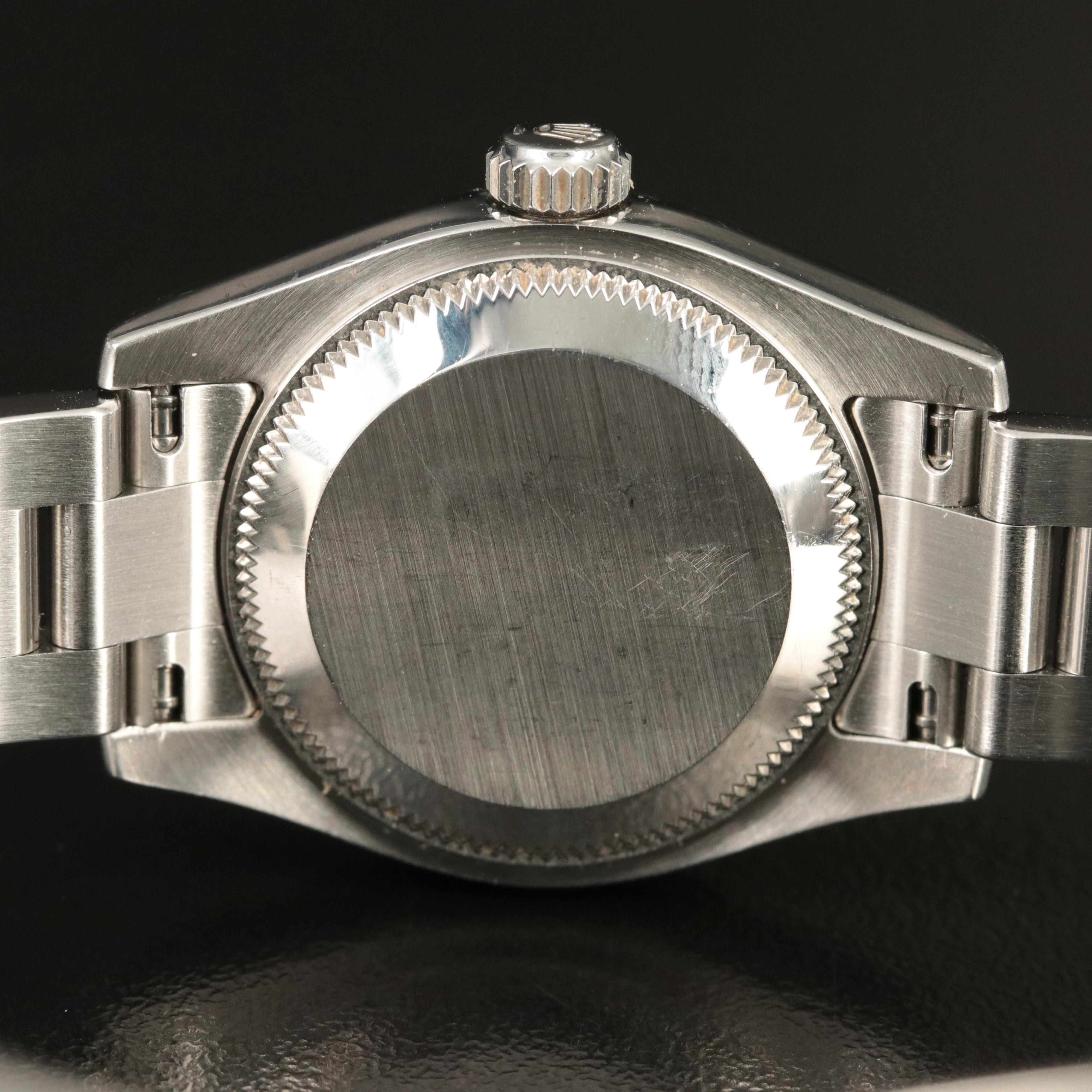 2007 Rolex Oyster Perpetual Salmon Dial Stainless Steel Watch