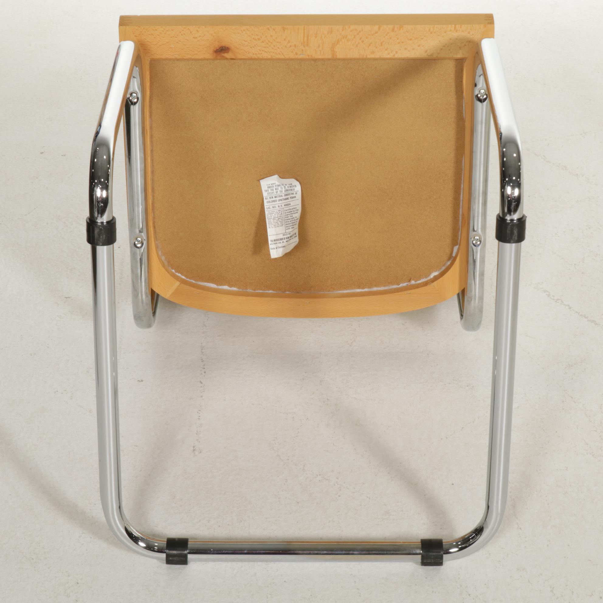 Pottery Barn Corner Desk and Workbench Cantilever Chair Plus File Cabinet