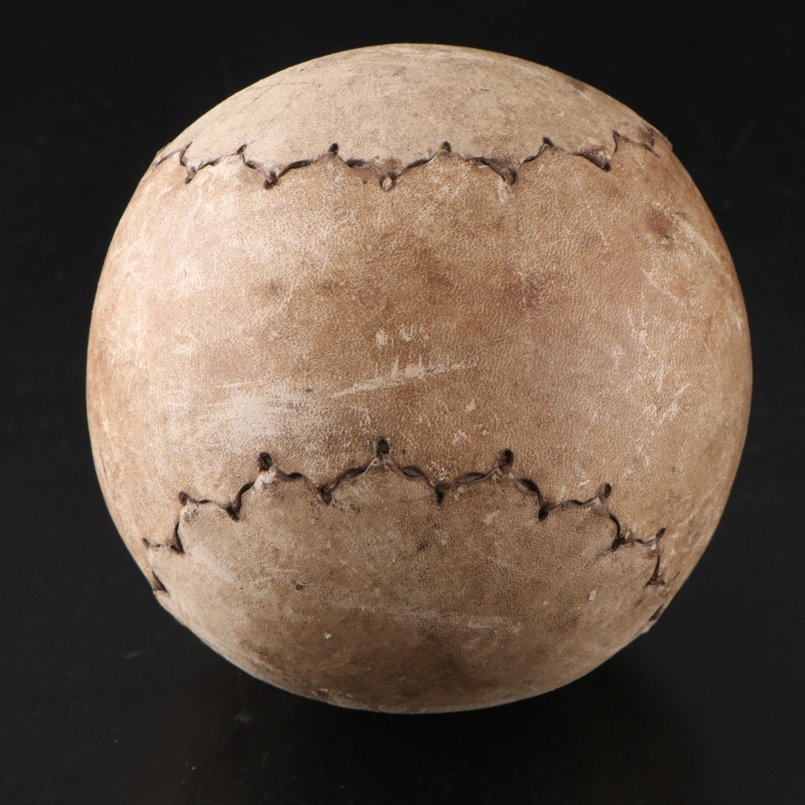 Leather Softball, Early 20th Century