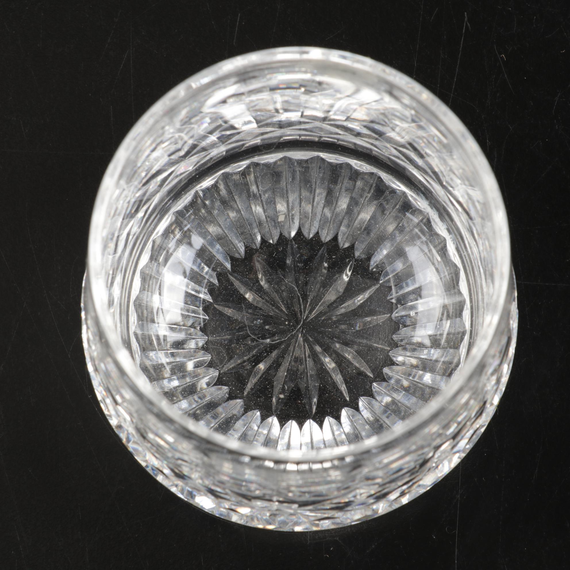 Waterford "Lismore" Crystal Roly Poly Glasses, Set of Eight