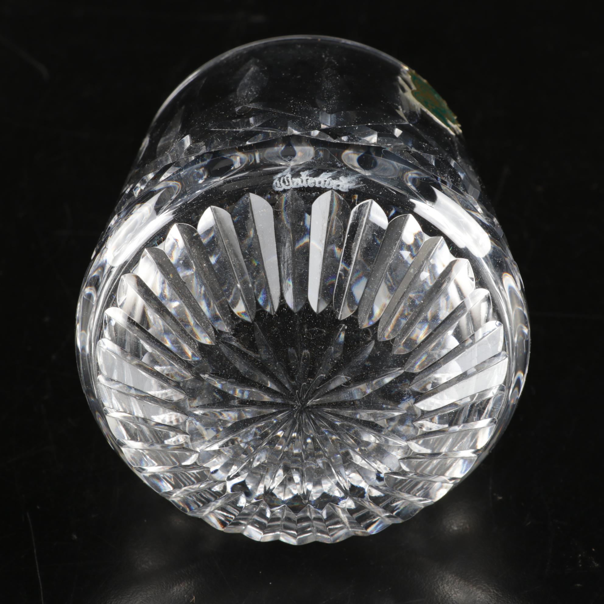 Waterford "Lismore" Crystal Roly Poly Glasses, Set of Eight