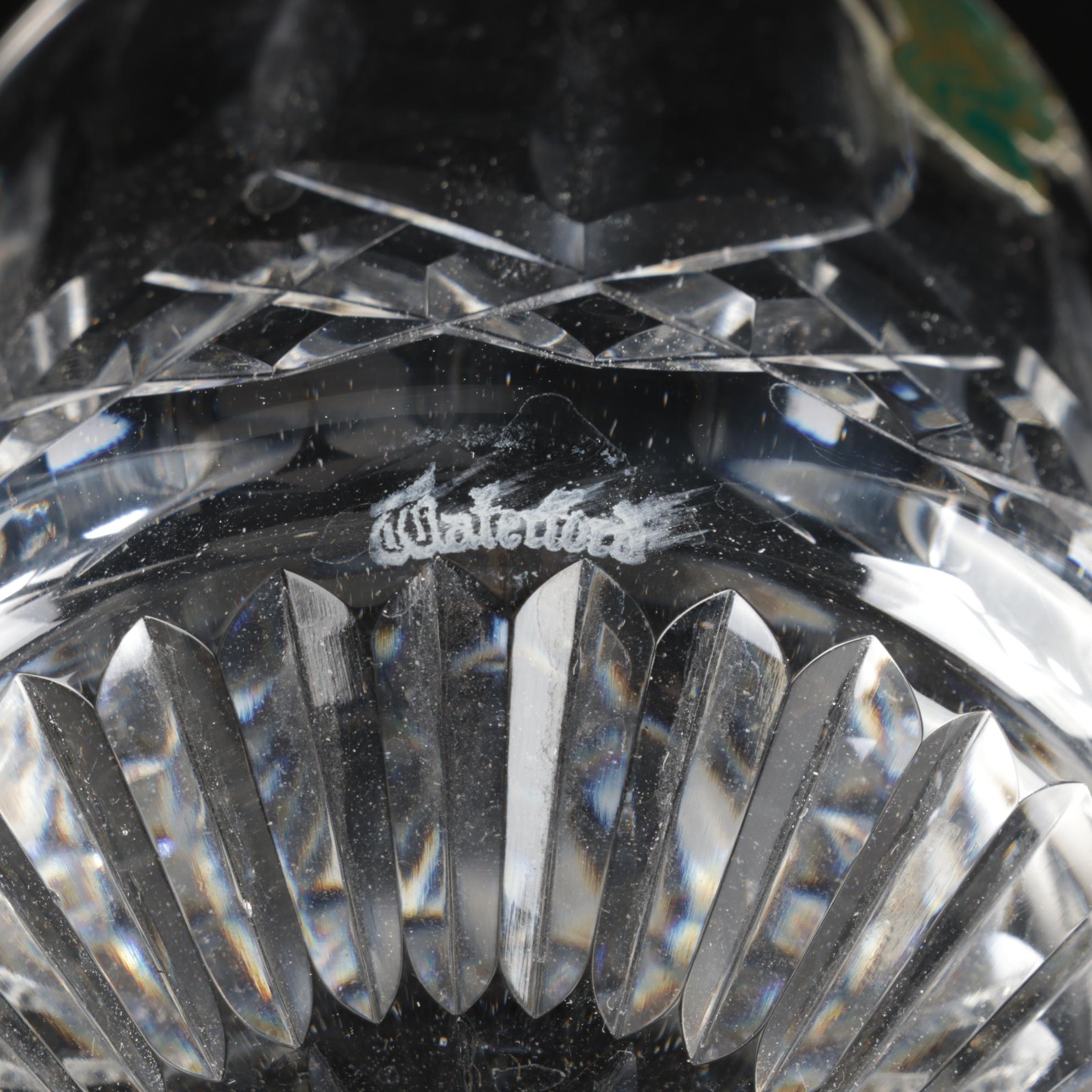 Waterford "Lismore" Crystal Roly Poly Glasses, Set of Eight