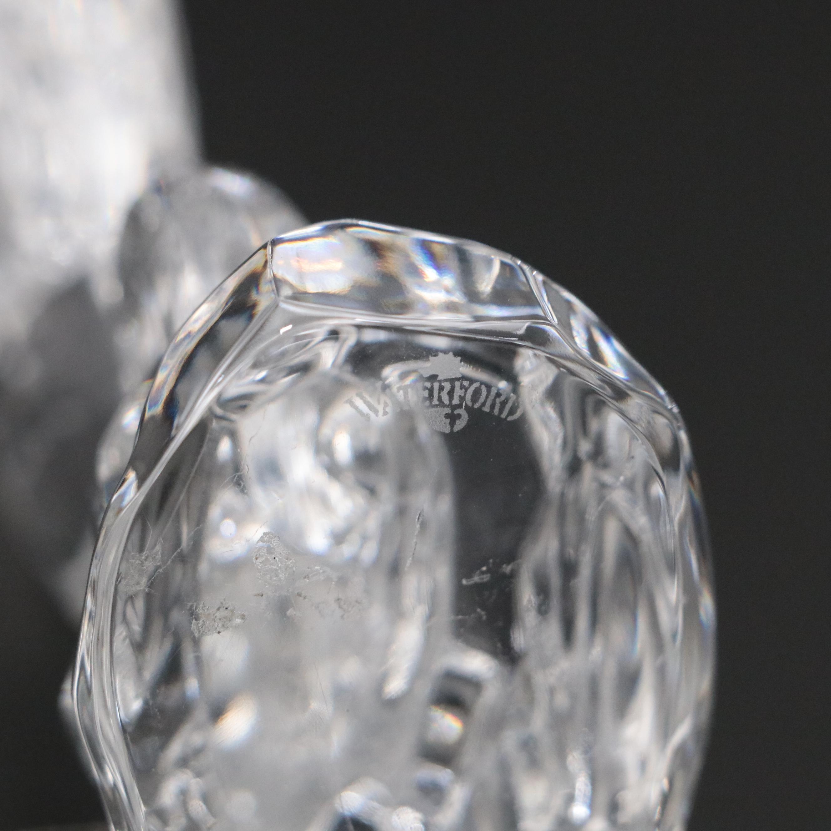 Waterford Crystal Seahorse and Sailboat Figurines