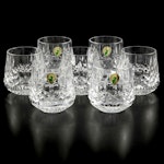 Waterford "Lismore" Crystal Roly Poly Old Fashioned Glasses, Set of Seven