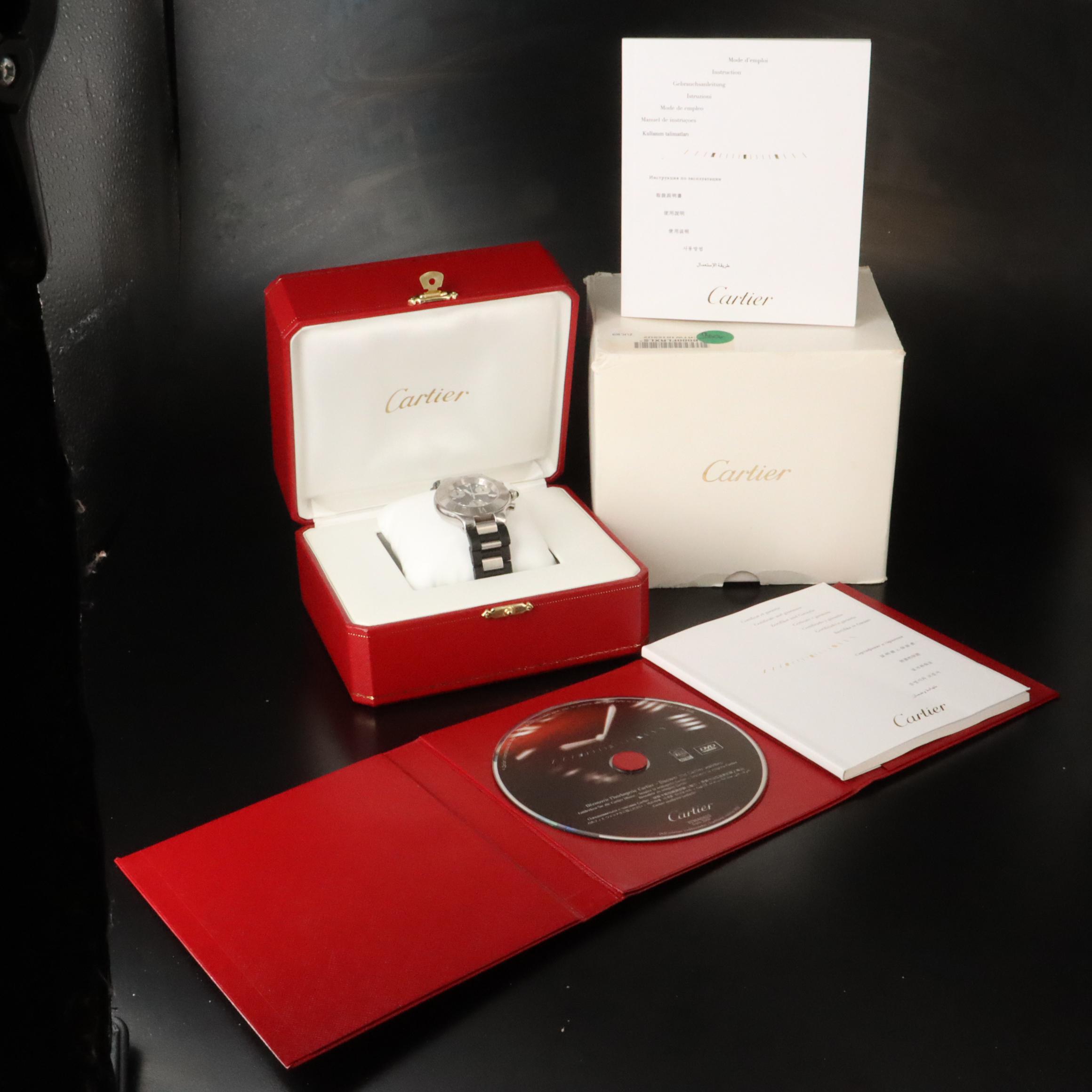 Cartier Chronoscaph 21 Stainless Steel Quartz Watch