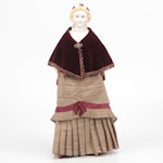 Empress Eugenie Tinted Parian Doll Attributed to Alt Beck & Gottschalck, c. 1870