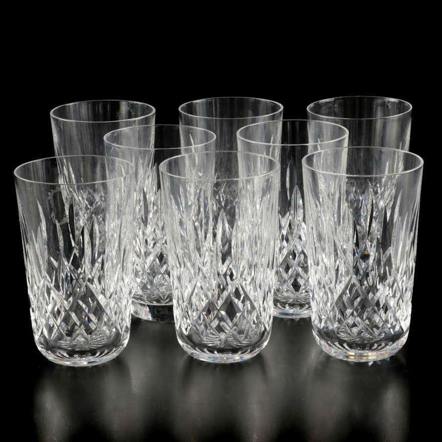 Waterford "Lismore" Crystal Tumblers, Set of Eight