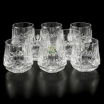 Waterford "Lismore" Crystal Roly Poly Glasses, Set of Eight