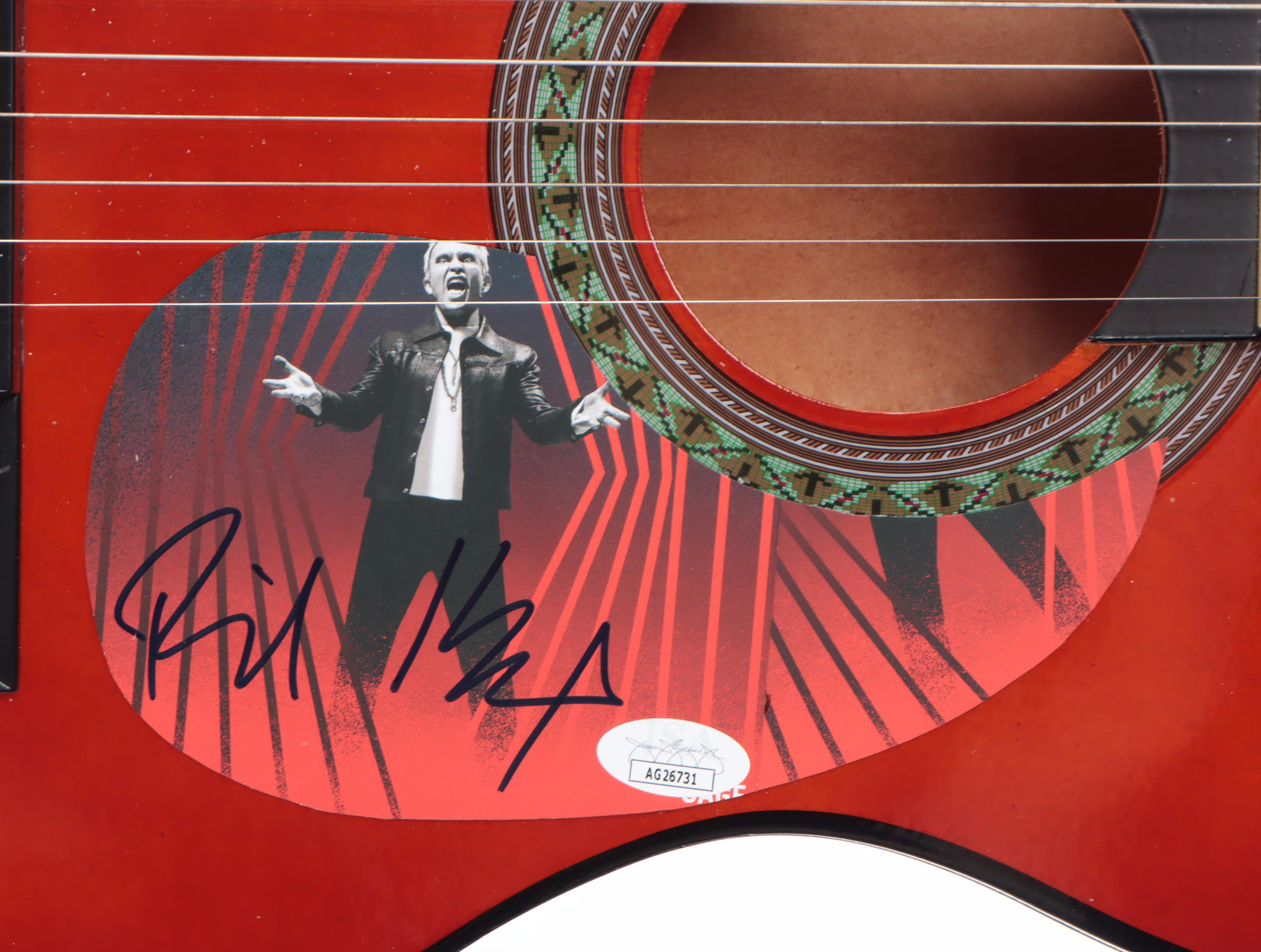 Billy Idol Signed Classical Acoustic Guitar, 21st Century