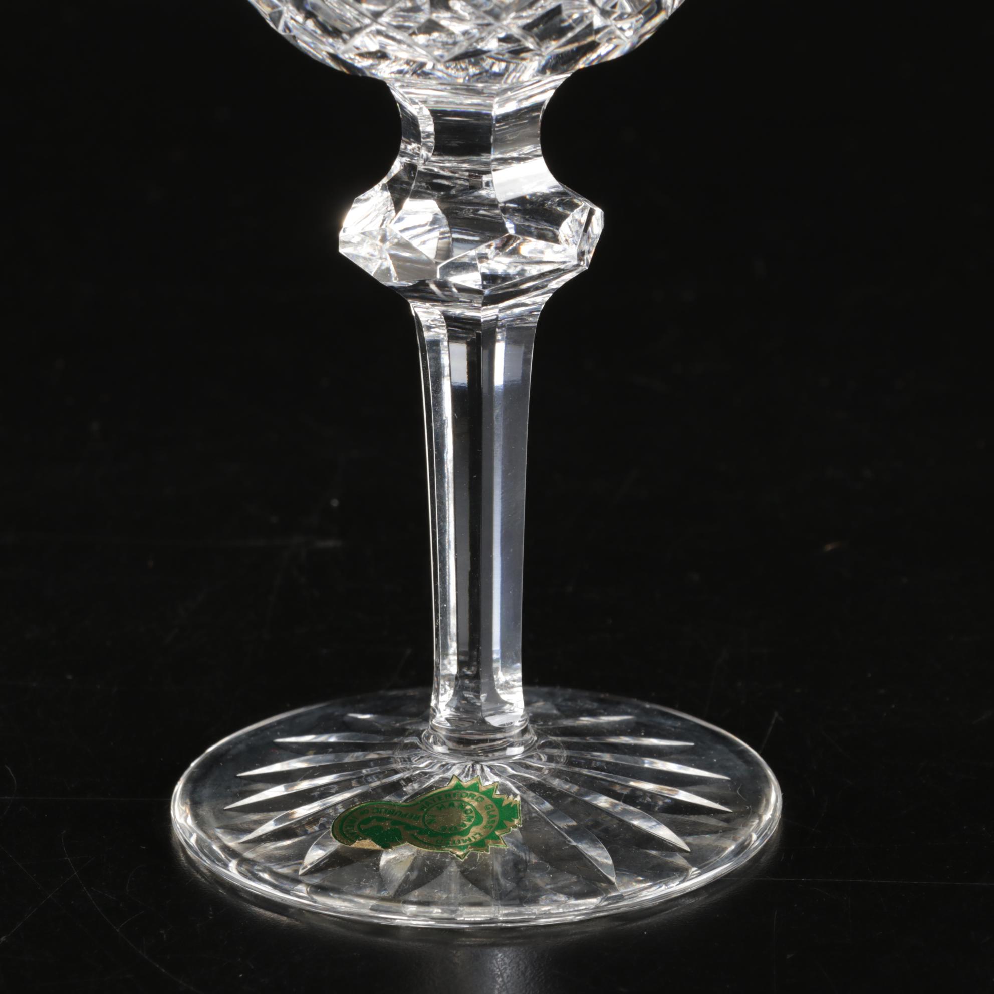 Waterford "Powerscourt" Crystal Water Goblets, Set of Six, 1969-2017