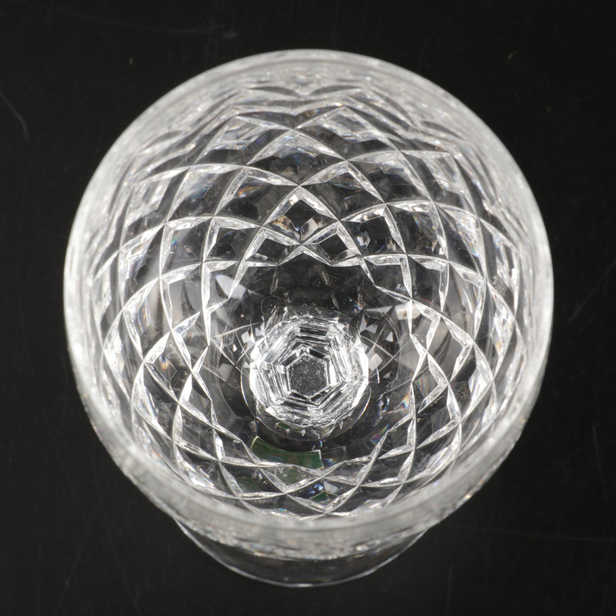 Waterford "Powerscourt" Crystal Water Goblets, Set of Six, 1969-2017