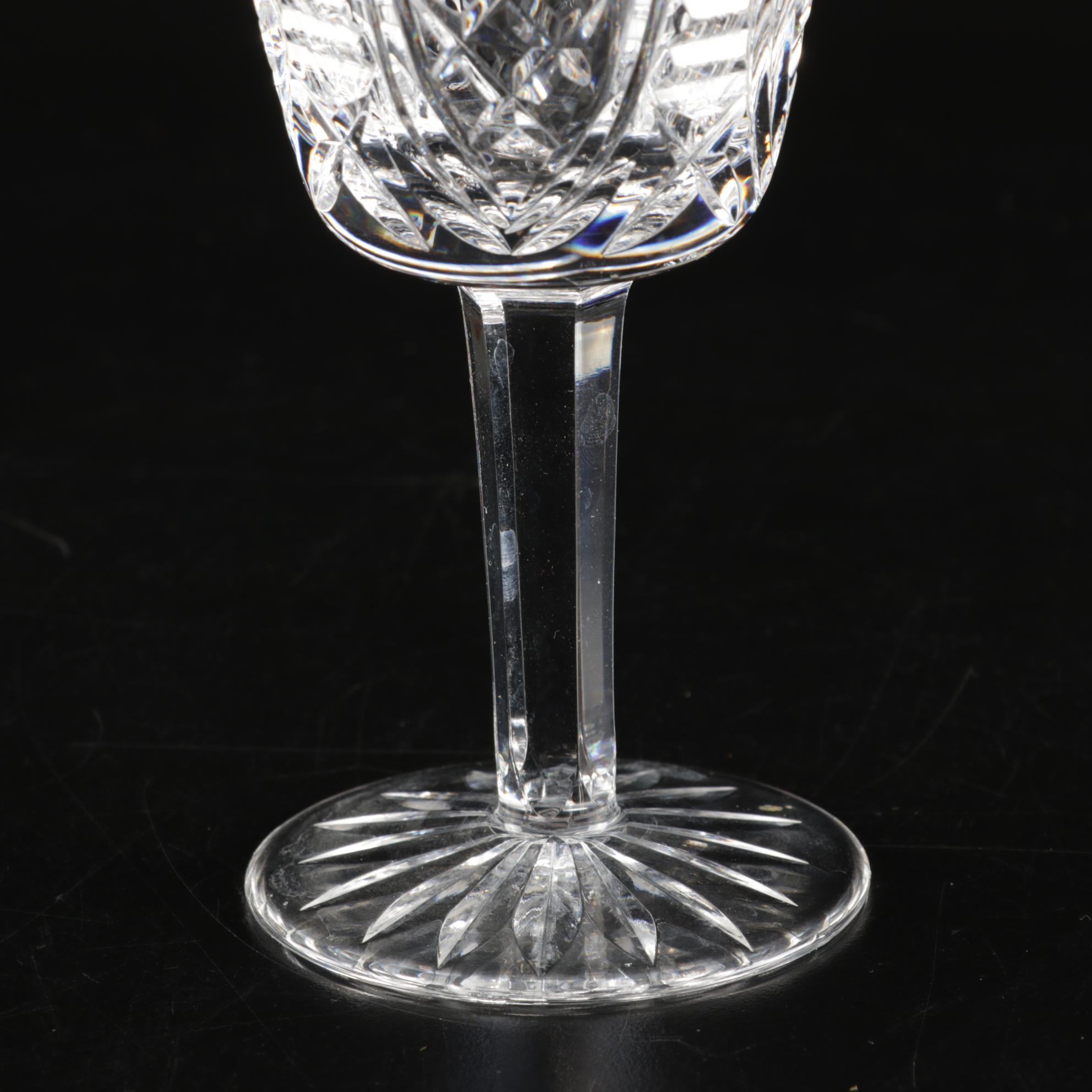 Waterford "Clare" Crystal Claret Wine Glasses, Set of Thirteen, 2000-2017