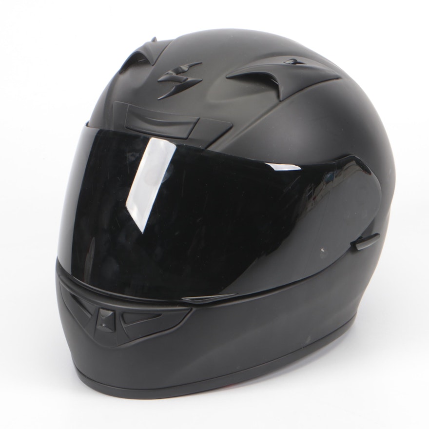 Scorpion EXO Full-Face Motorcycle Helmet In Matte Black, 21st Century