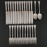 Reed & Barton Sterling Silver Serving Spoons, Dinner Forks, and Dinner Knives