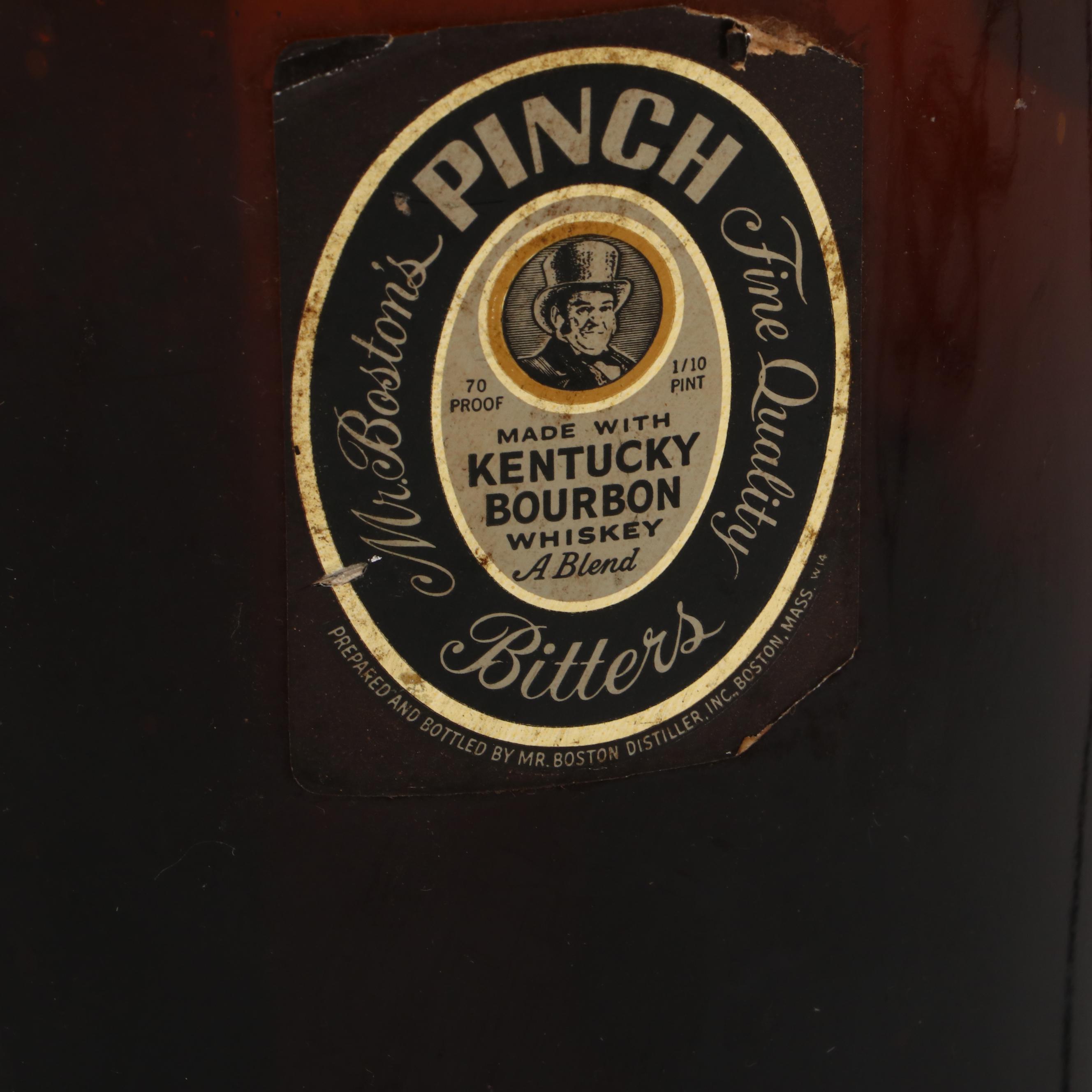 Old Mr. Boston Rum Bottle Lamp, Mid-20th Century