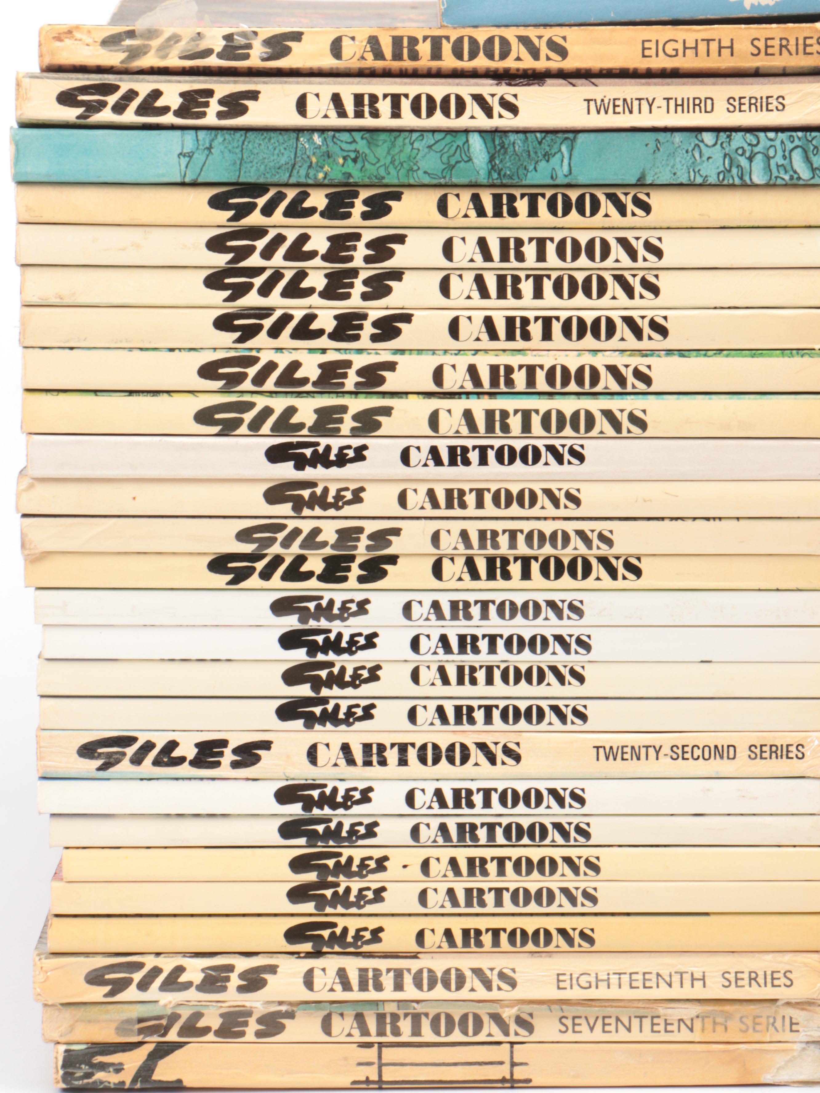 "Giles Cartoons" Collections of Original Giles Cartoons, 1950s-2010s