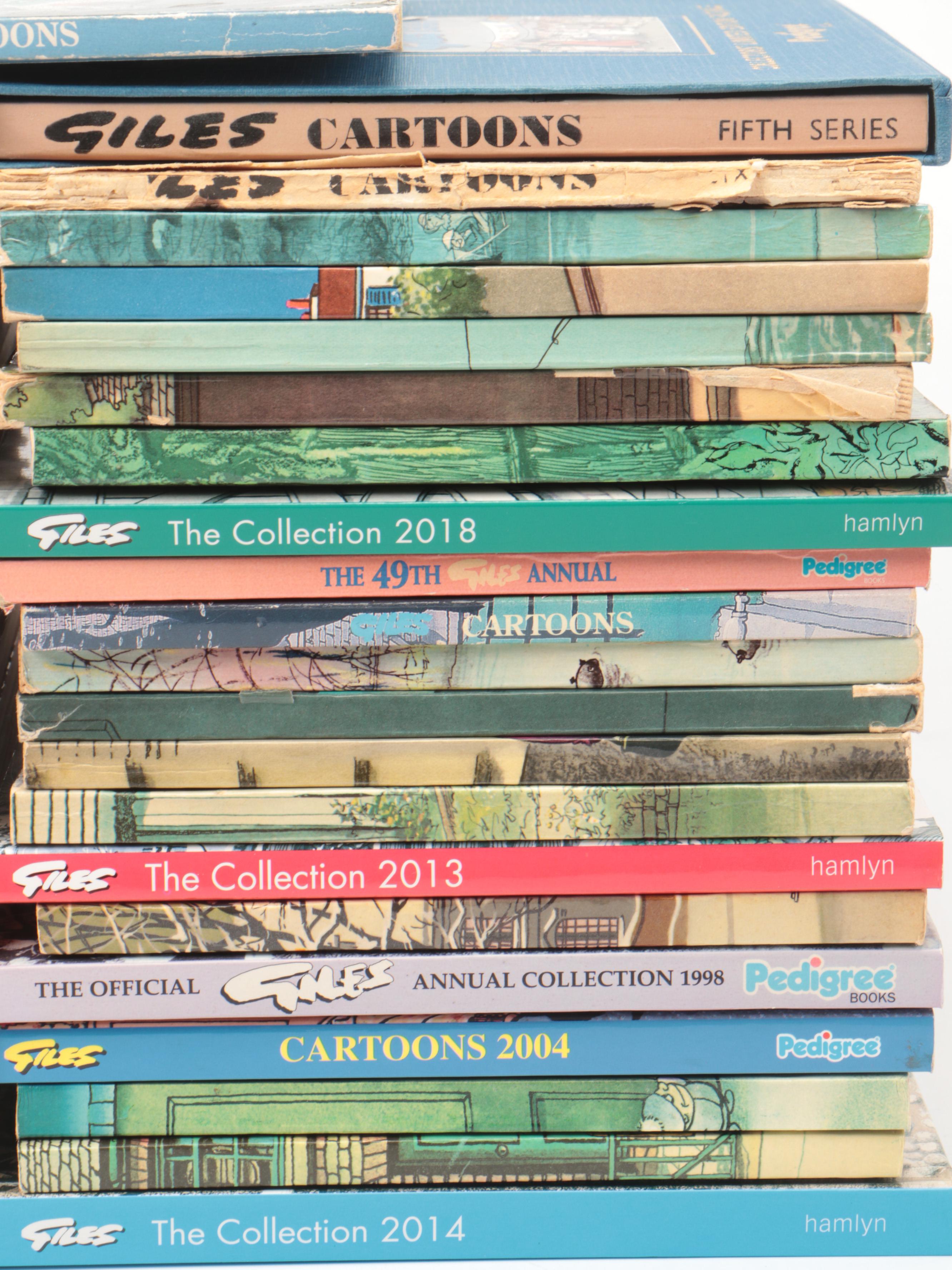 "Giles Cartoons" Collections of Original Giles Cartoons, 1950s-2010s