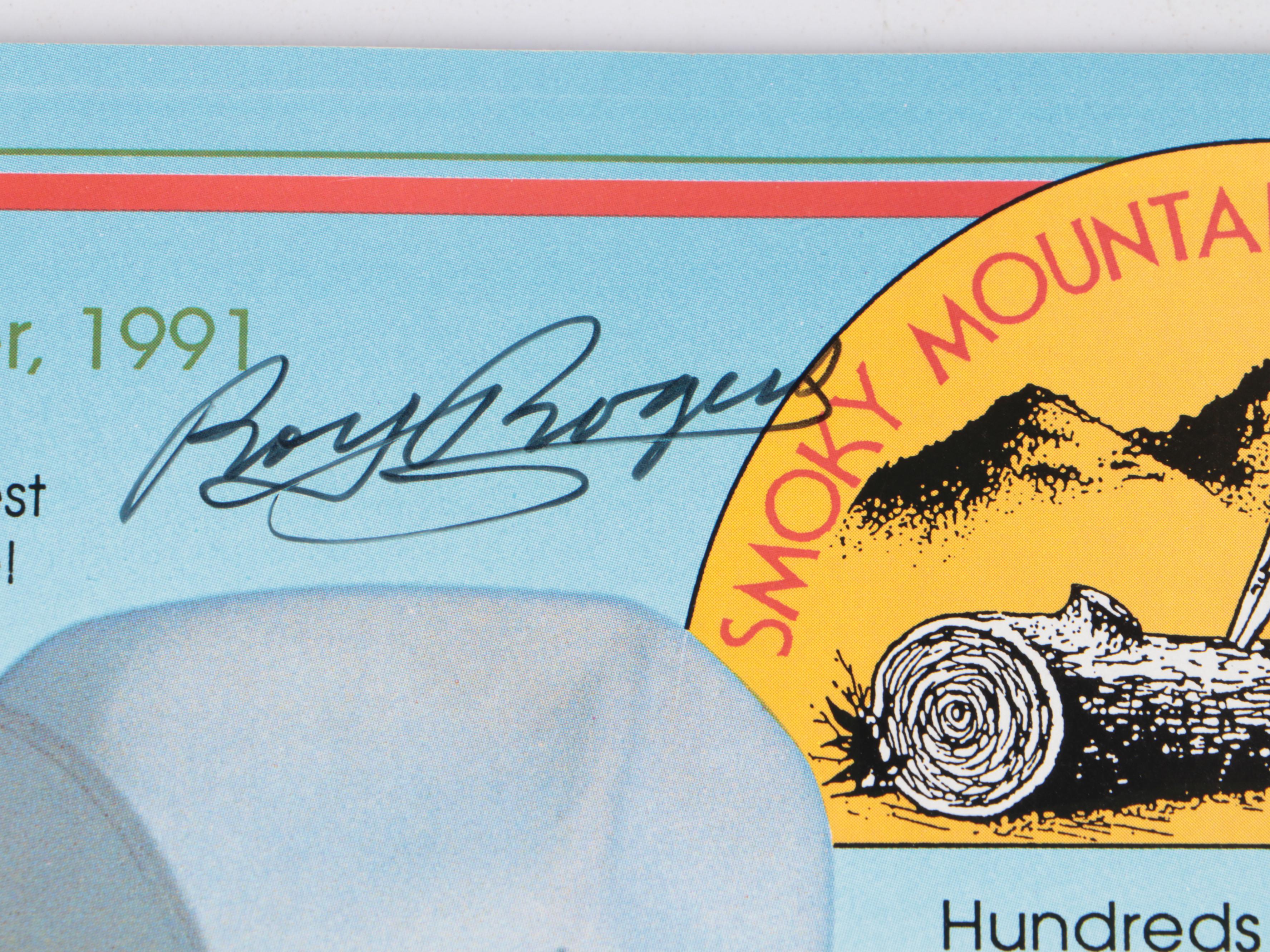 Roy Rogers Signed Magazine with Clayton Moore Signed Print and More