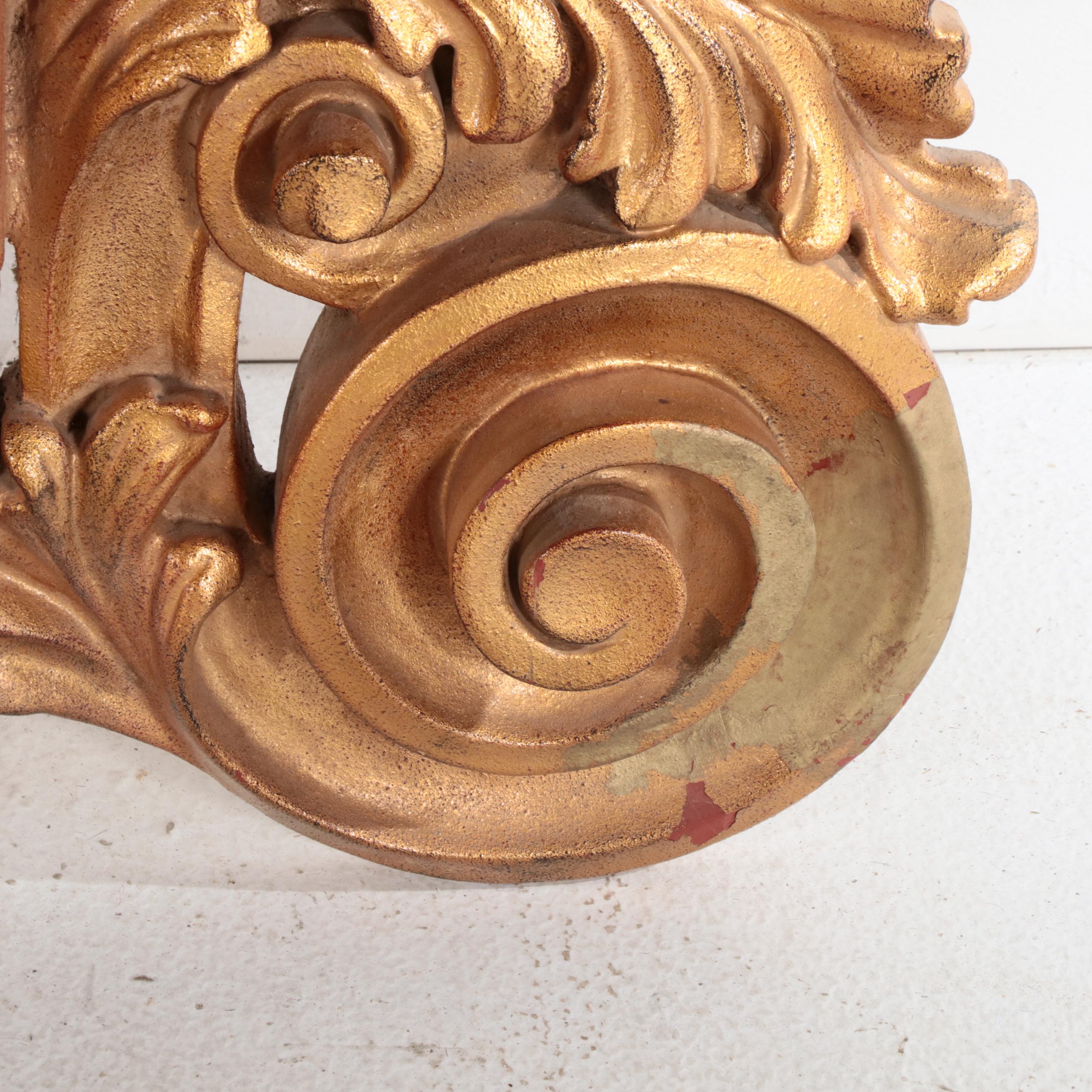 Large Windsor Art & Mirror Co. Baroque Style Gilt Composite Mirror, Late 20th C.