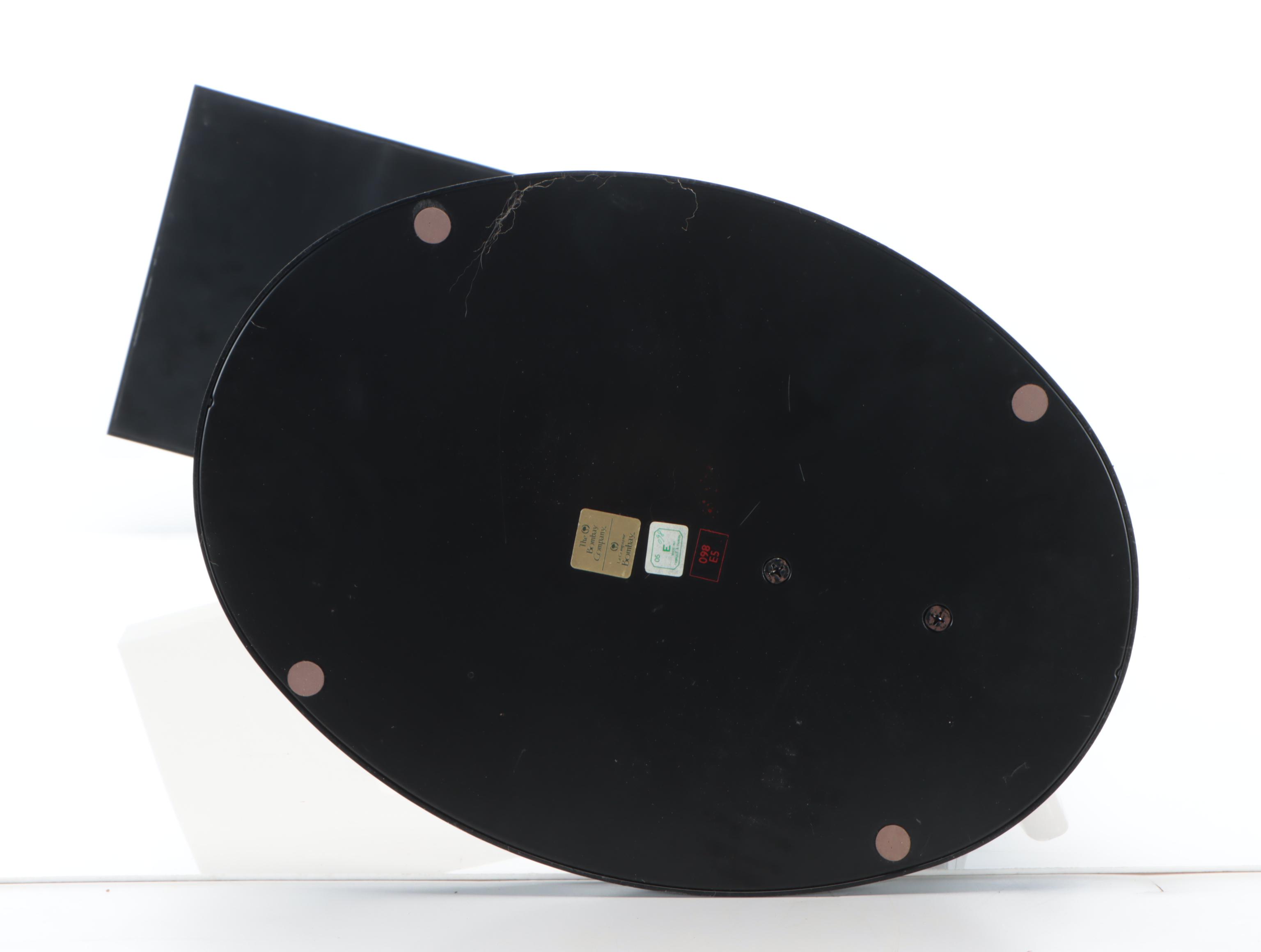 The Bombay Company Butler Motif Plastic Side Table