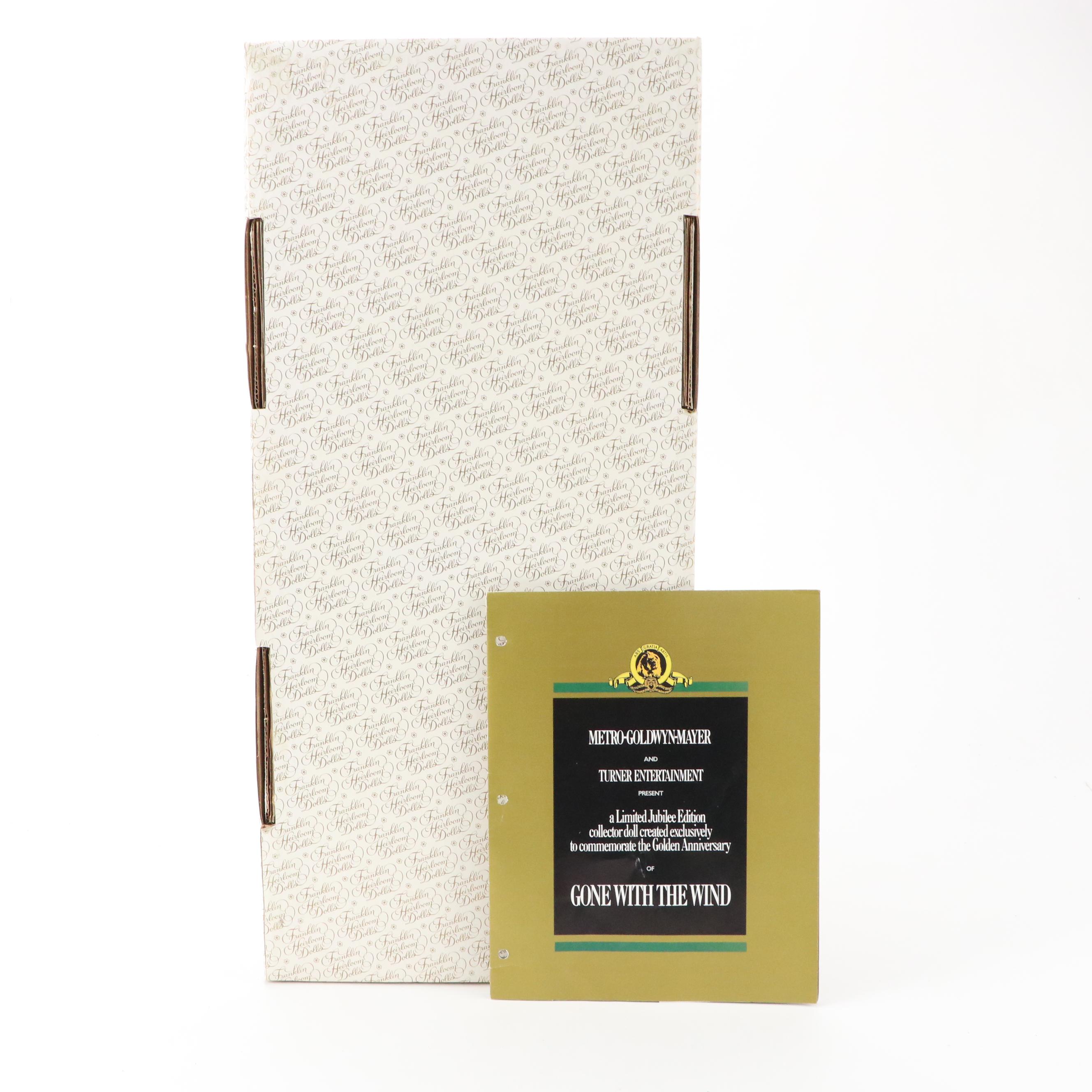 The Franklin Mint Heirloom Collection Jubilee Edition Scarlet O'Hara Doll