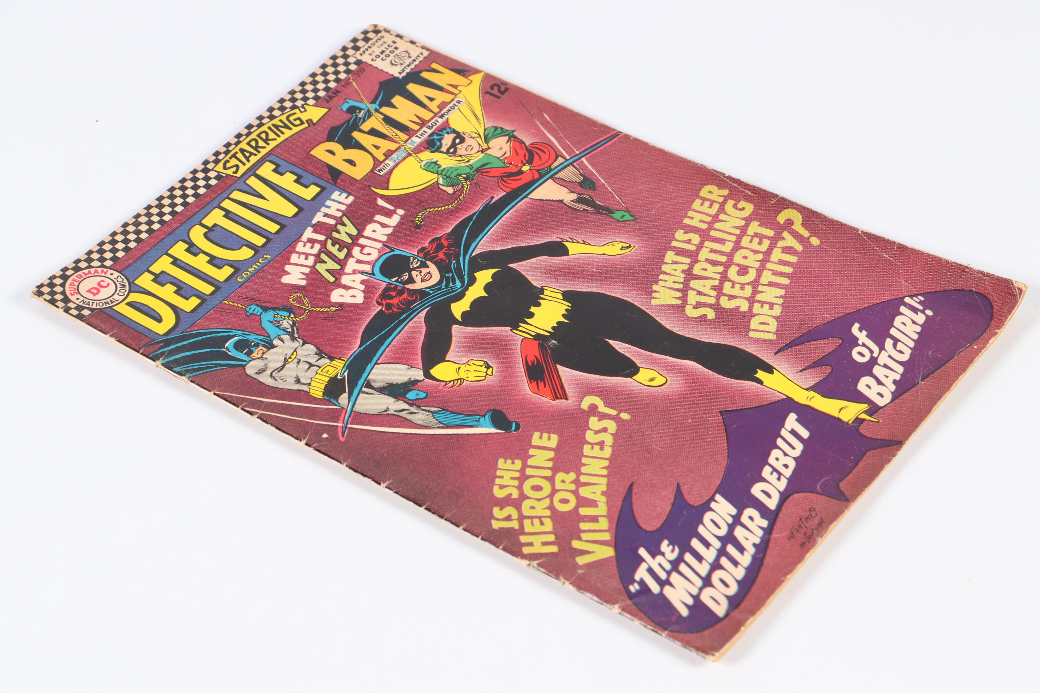 Silver Age DC "Detective Comics" Issue #359 Featuring Batgirl First Appearance