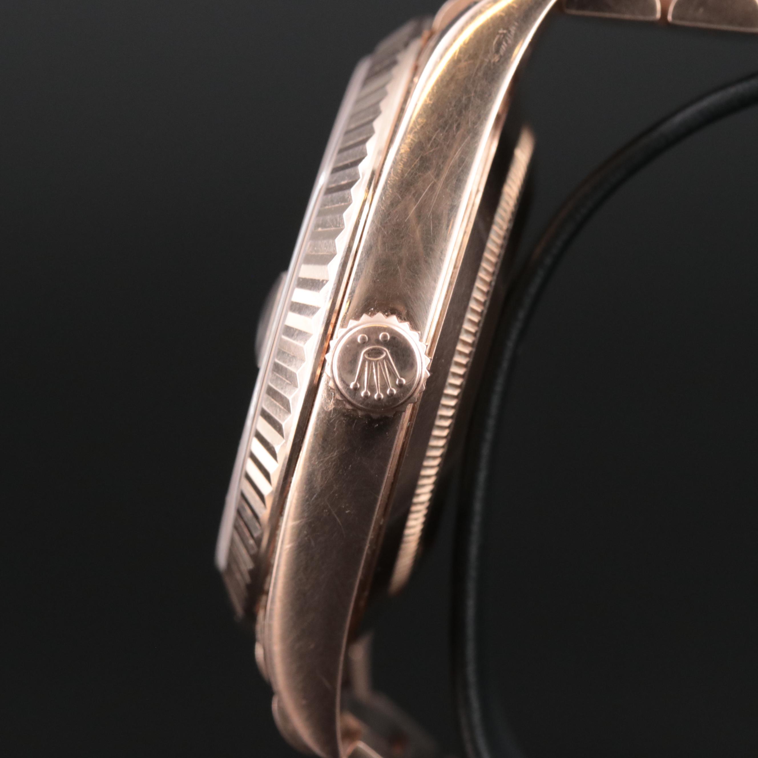 2016 Rolex 18K Rose Gold Oyster Perpetual Day-Date Watch