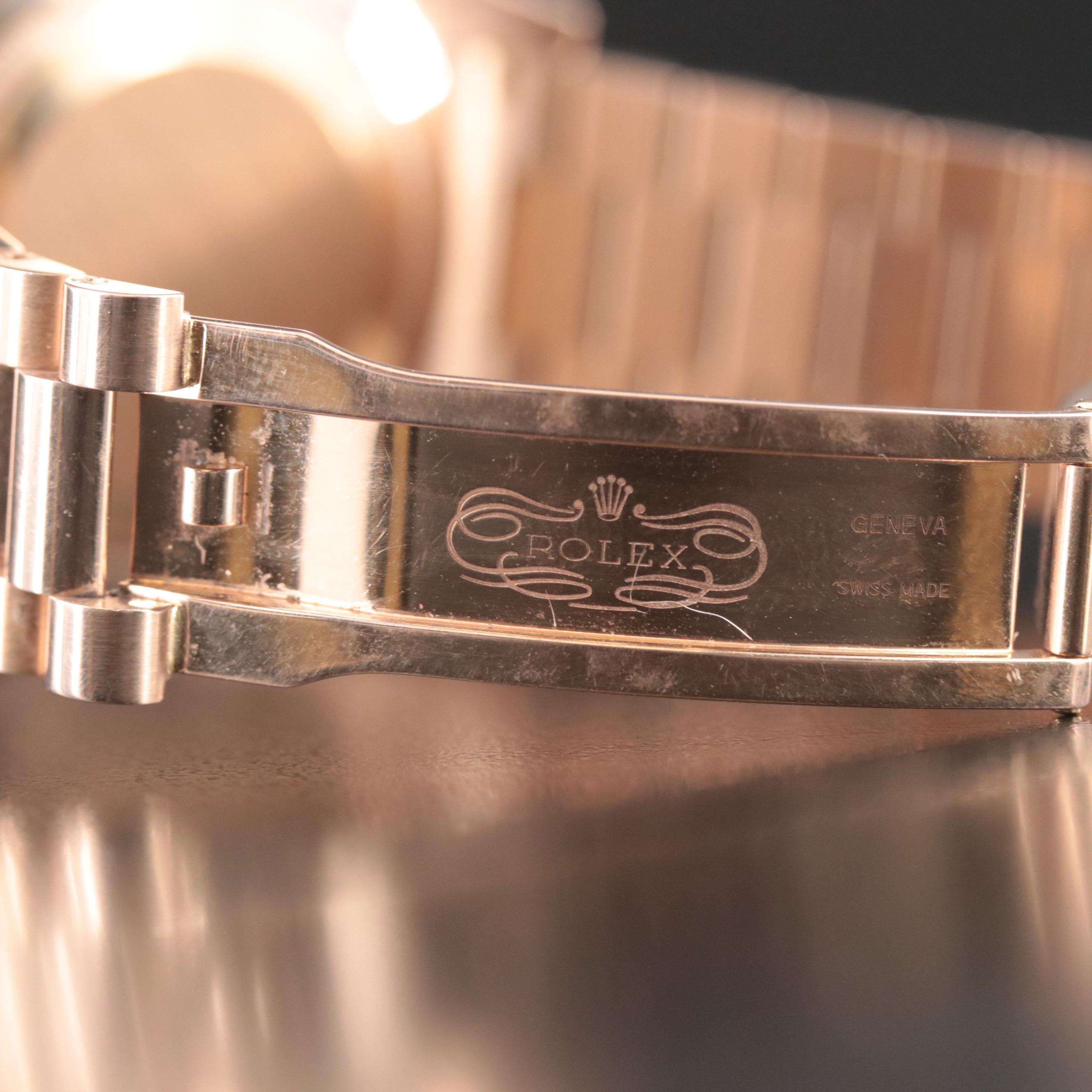 2016 Rolex 18K Rose Gold Oyster Perpetual Day-Date Watch