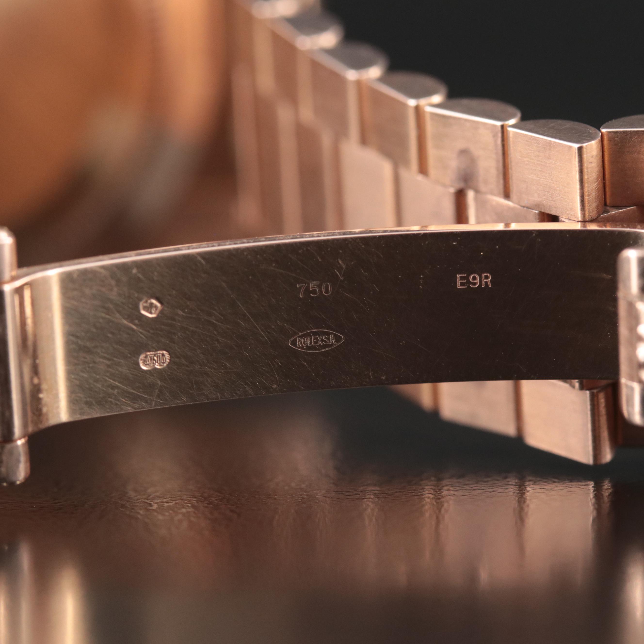 2016 Rolex 18K Rose Gold Oyster Perpetual Day-Date Watch