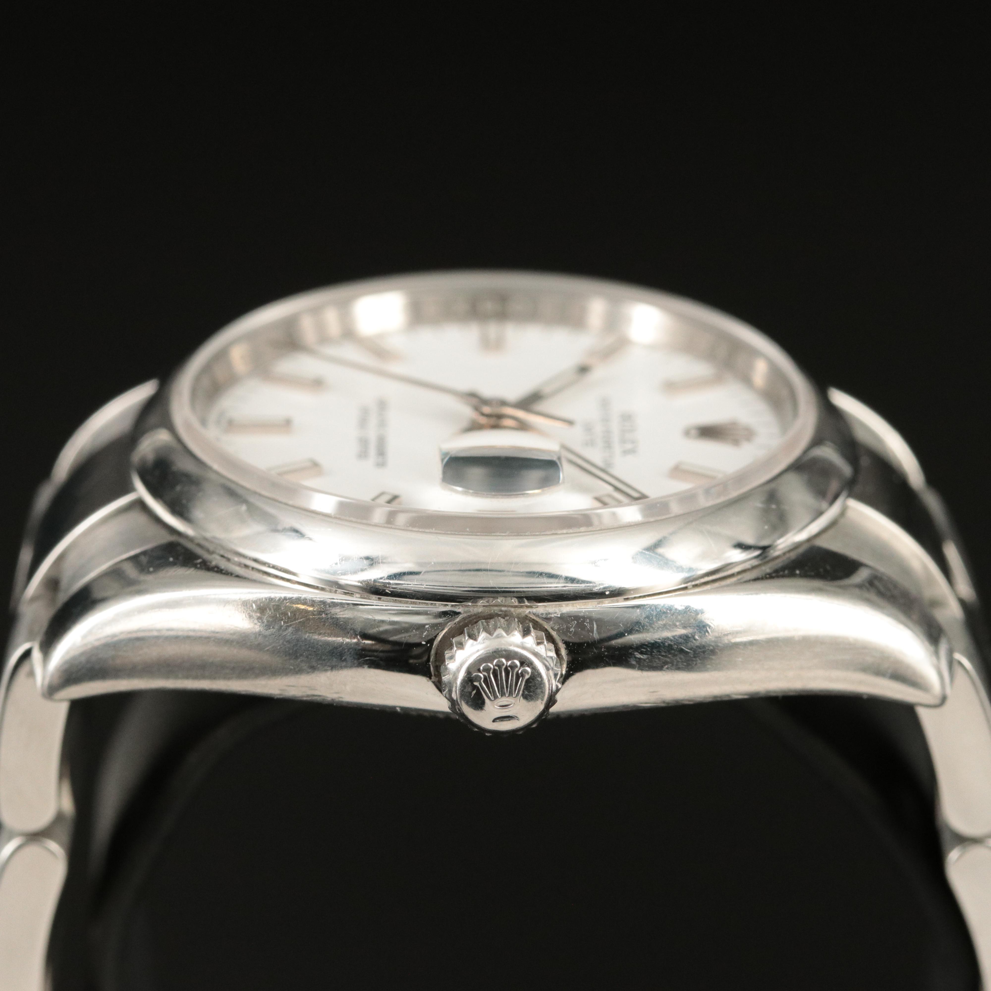 2010 Rolex Oyster Perpetual Date Stainless Steel Watch