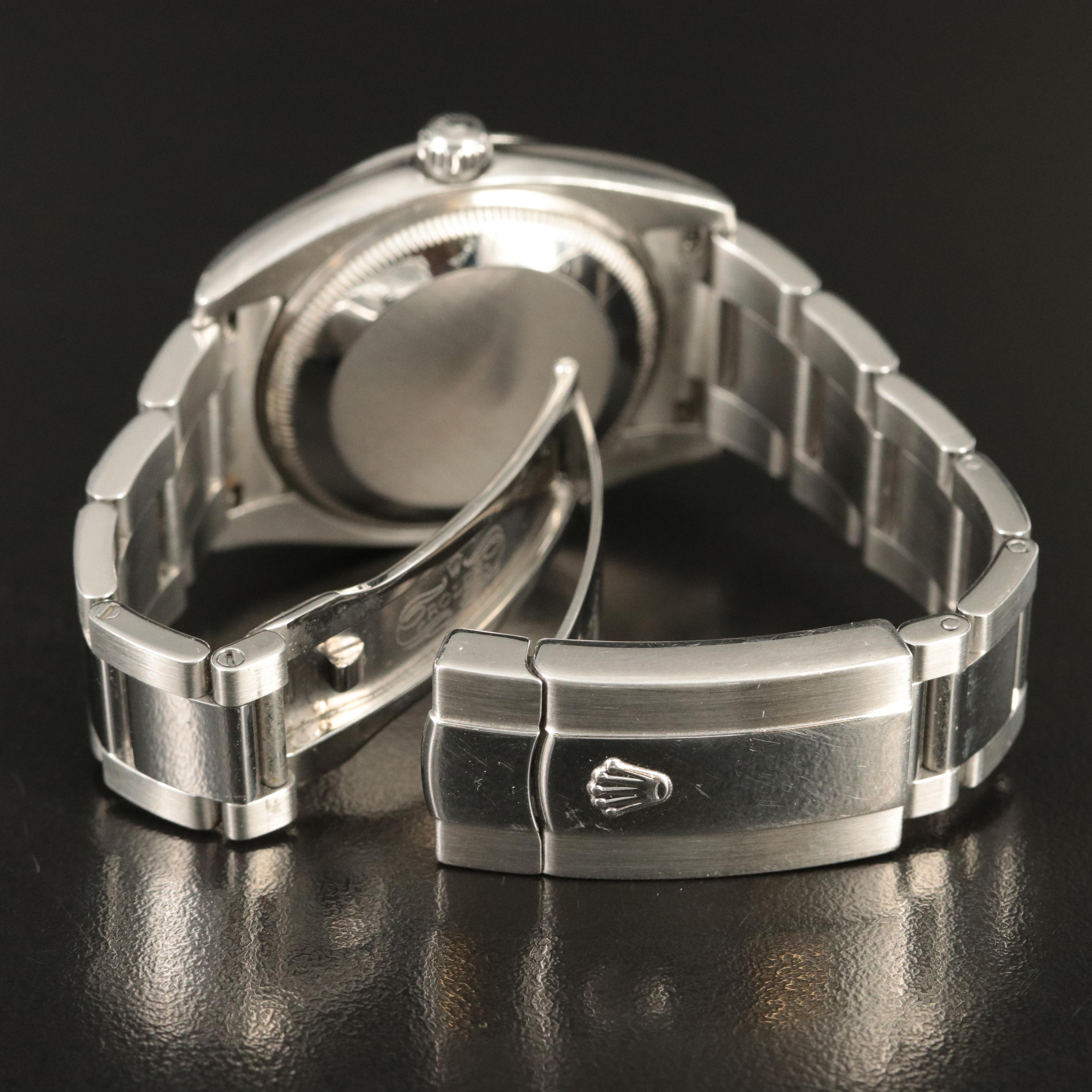 2010 Rolex Oyster Perpetual Date Stainless Steel Watch